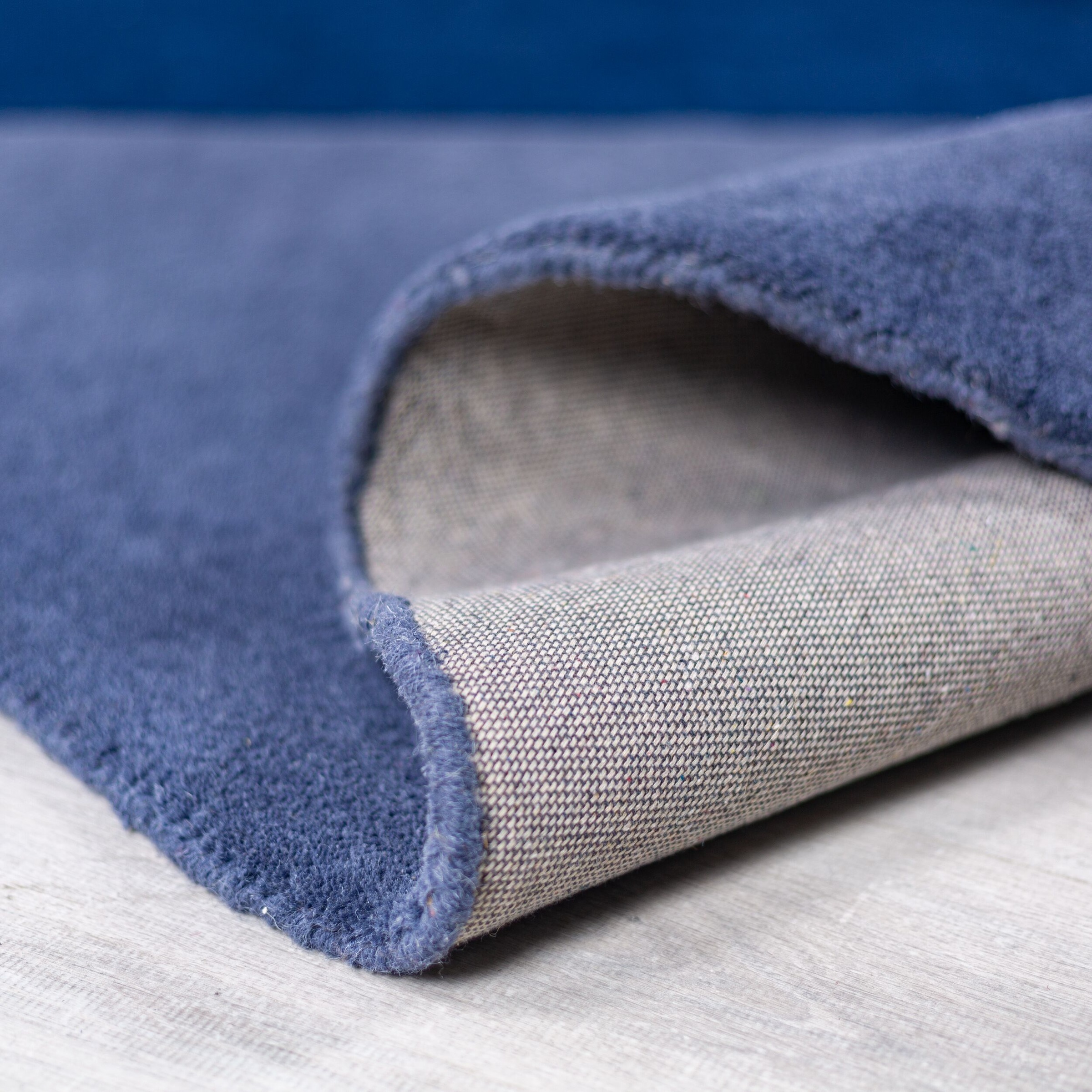 Thumbnail - FLAIR RUGS Wollteppich "Mia Segment" rund 12 mm Höhe Kreisförmig im Retro-Design