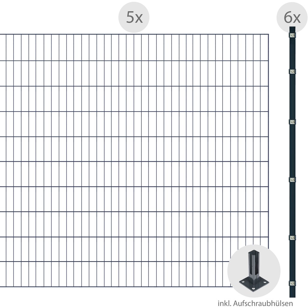 Arvotec Einstabmattenzaun »ESSENTIAL 200 zum Aufschrauben«
