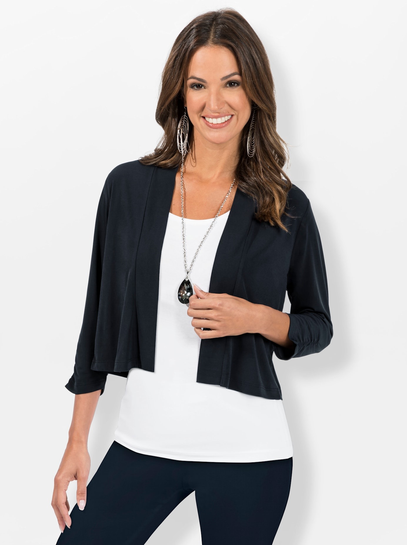 Lady Shirtjacke "Shirtbolero" 1 Stk. tlg. günstig online kaufen
