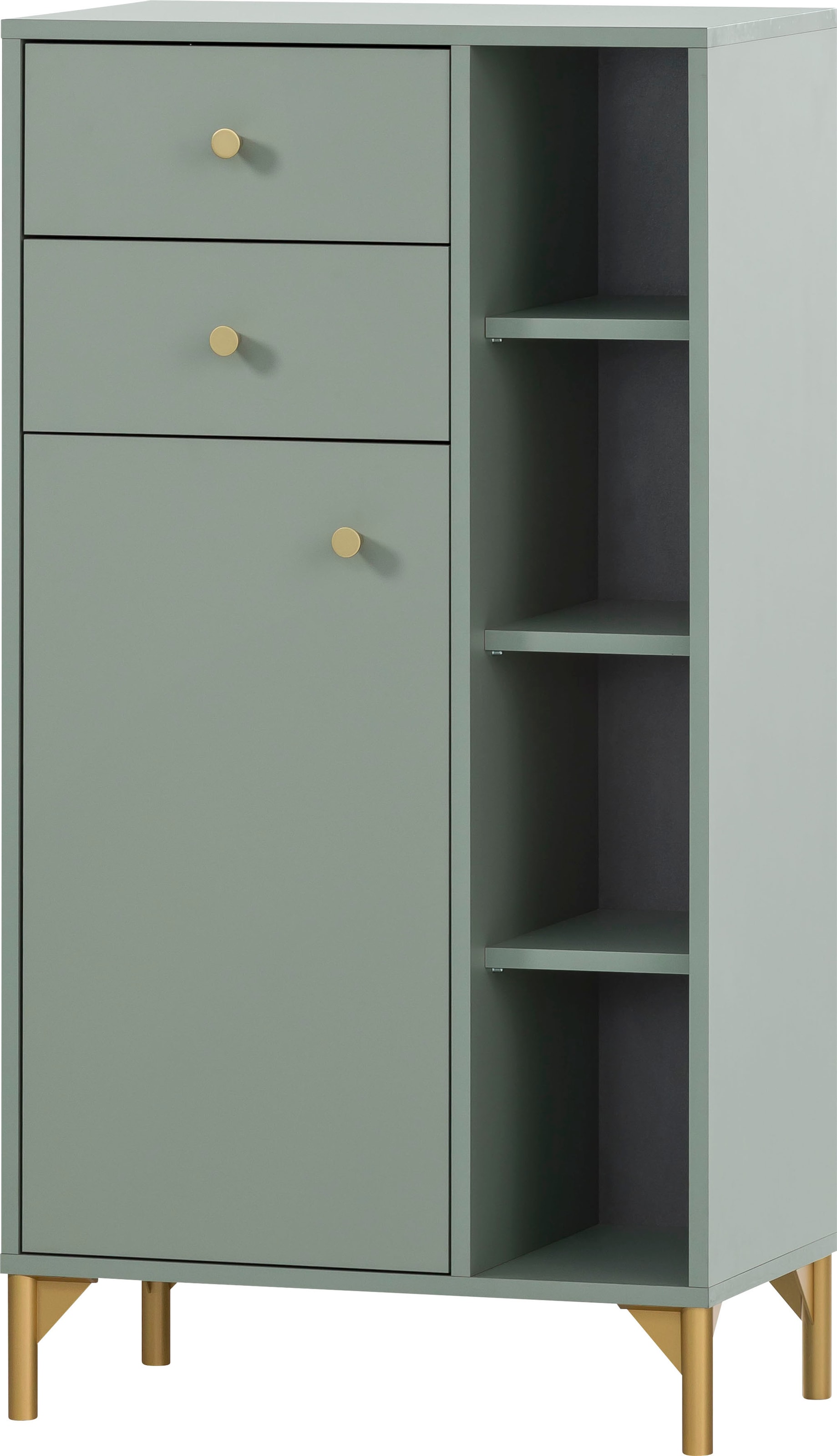 welltime Midischrank "Ando, Midischrank, Made in Germany, B: 60,2 cm" Solide Verarbeitung - Dieses Produkt ist in Deutschland gefertigt