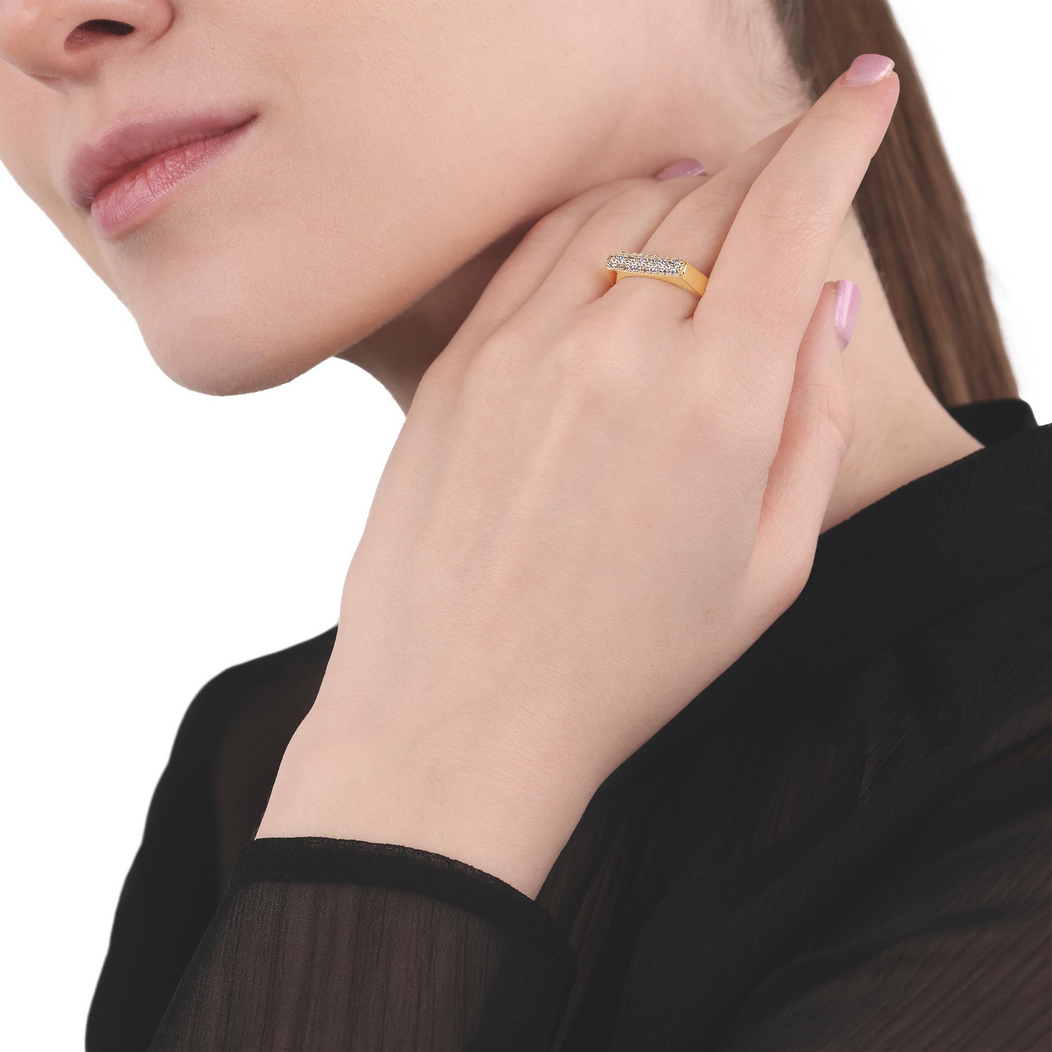 JOOP! Fingerring mit Zirkonia (synth.)