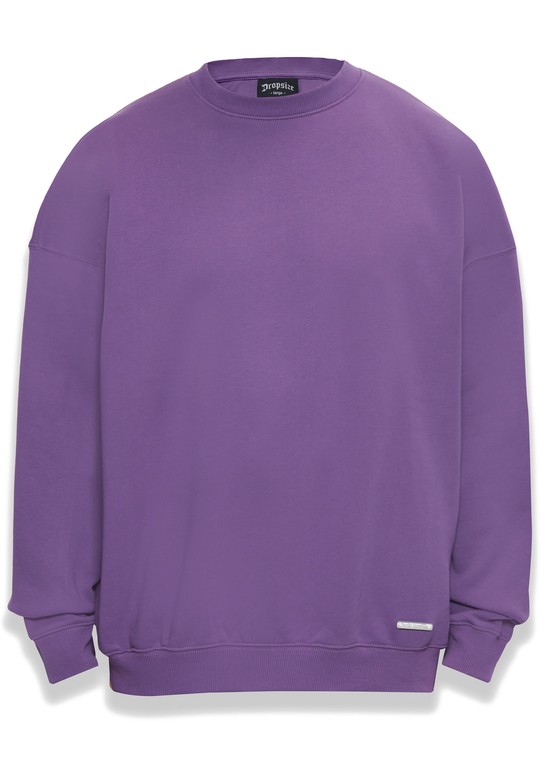 Dropsize Sweater "Dropsize Herren Bazix Republiq Super Heavy Blank Sweater" günstig online kaufen