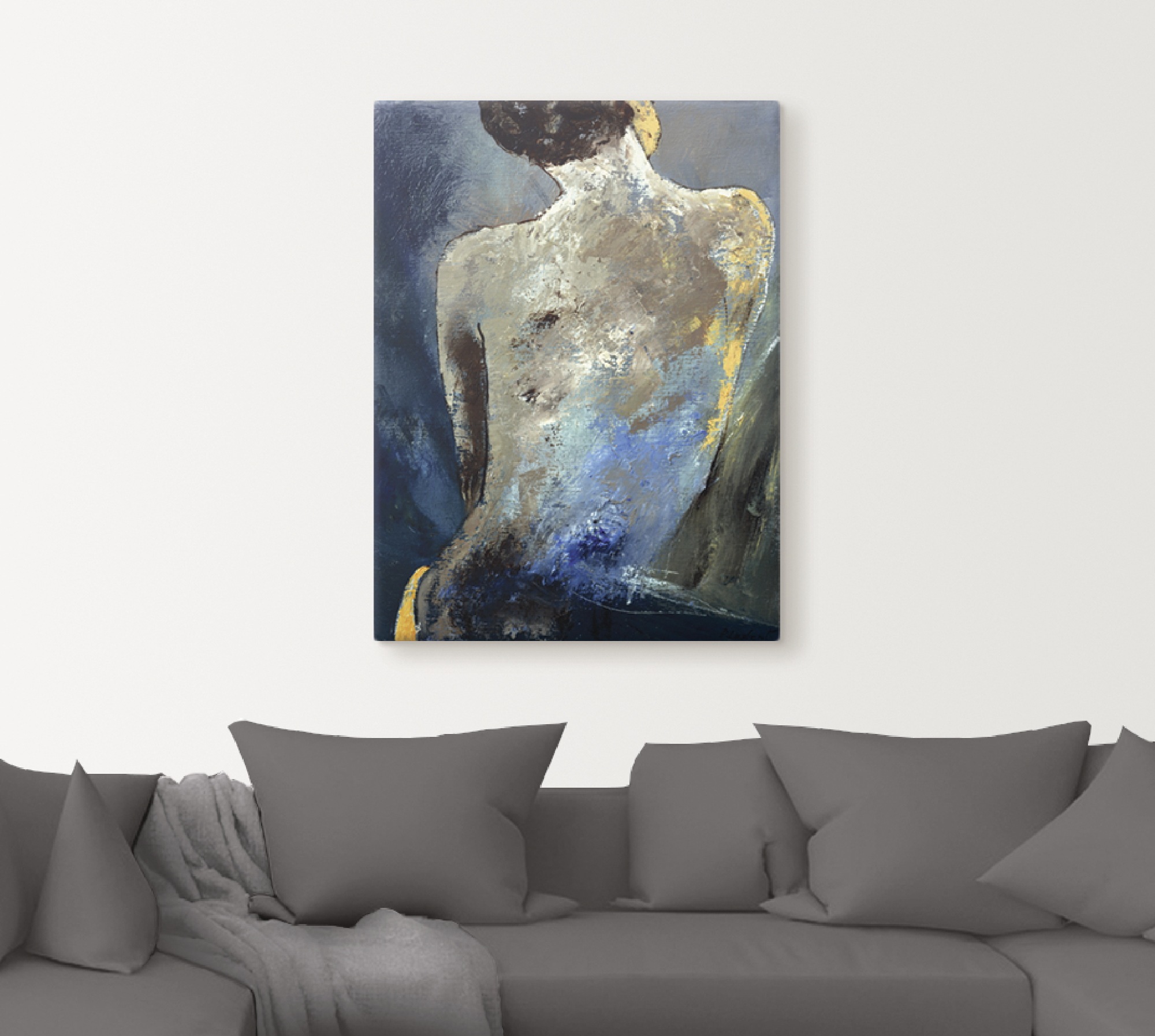 Artland Leinwandbild "Rücken einer Nackten" Frau 1 Stk. tlg. auf Keilrahmen günstig online kaufen