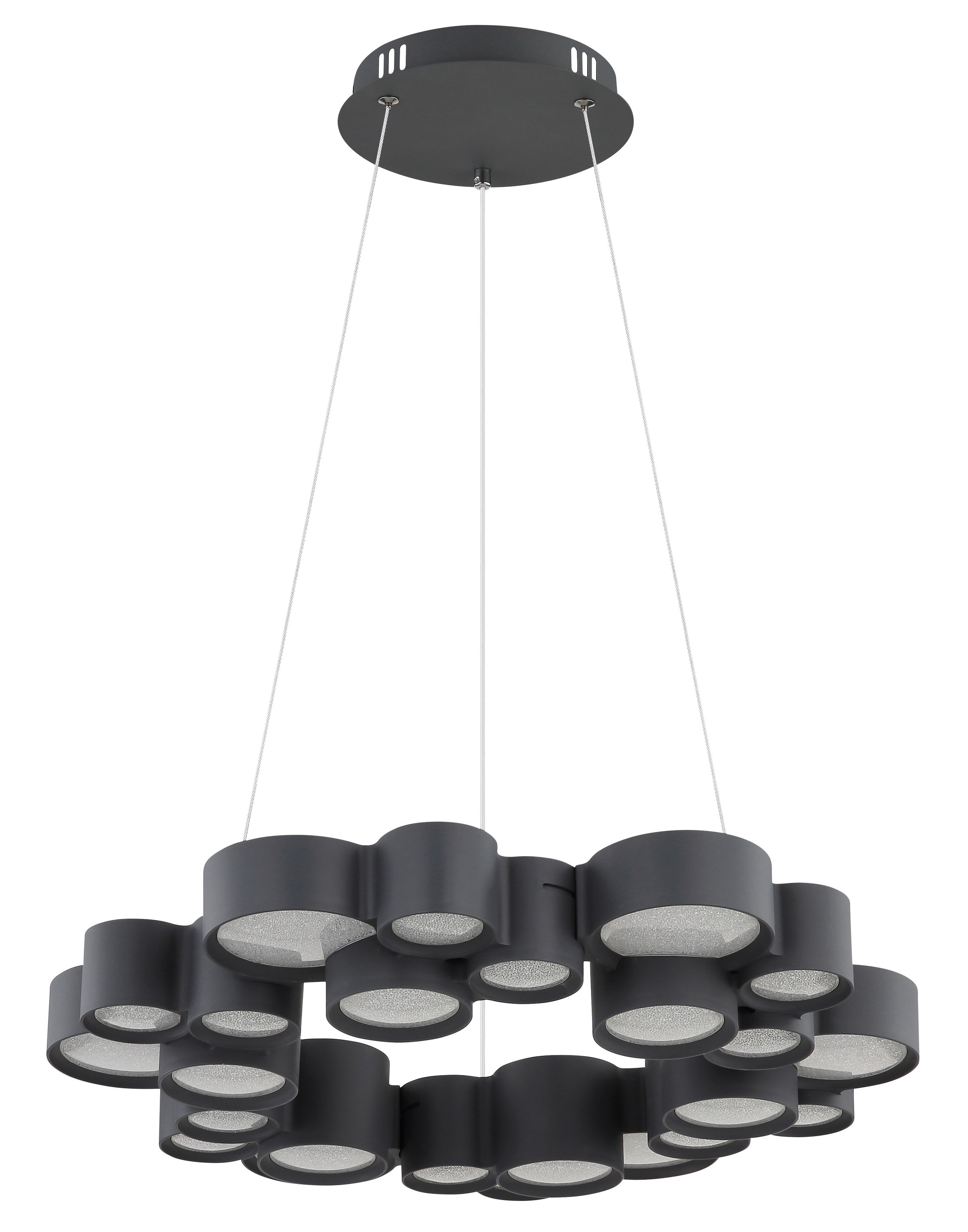 GLOBO LIGHTING Hängeleuchte »DARLA« LED-Modul 1 Stk. Warmweiß Hängeleuchte mit Kristallen, modern, hell & dekorativ