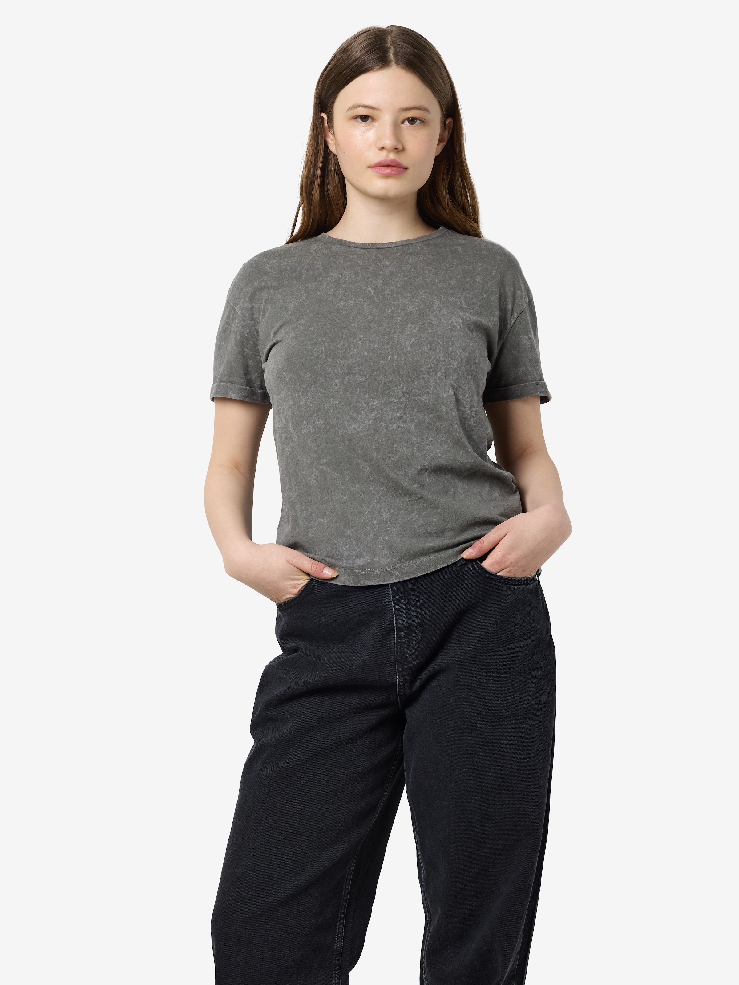 Noisy may Kurzarmshirt "NMBRANDY WASHED S/S TOP JRS NOOS" günstig online kaufen