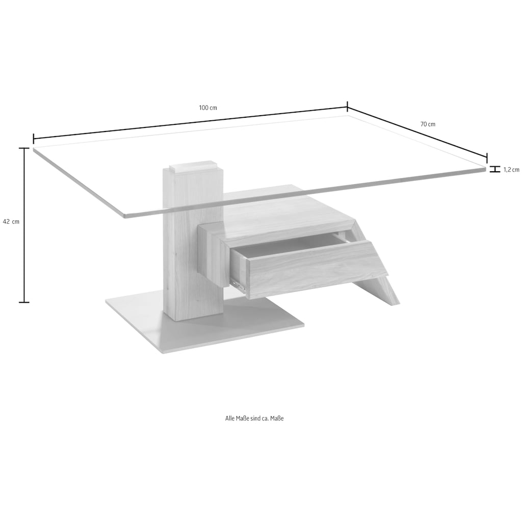 HASSE MÖBEL COLLECTION Couchtisch »7135 HK-107-45«