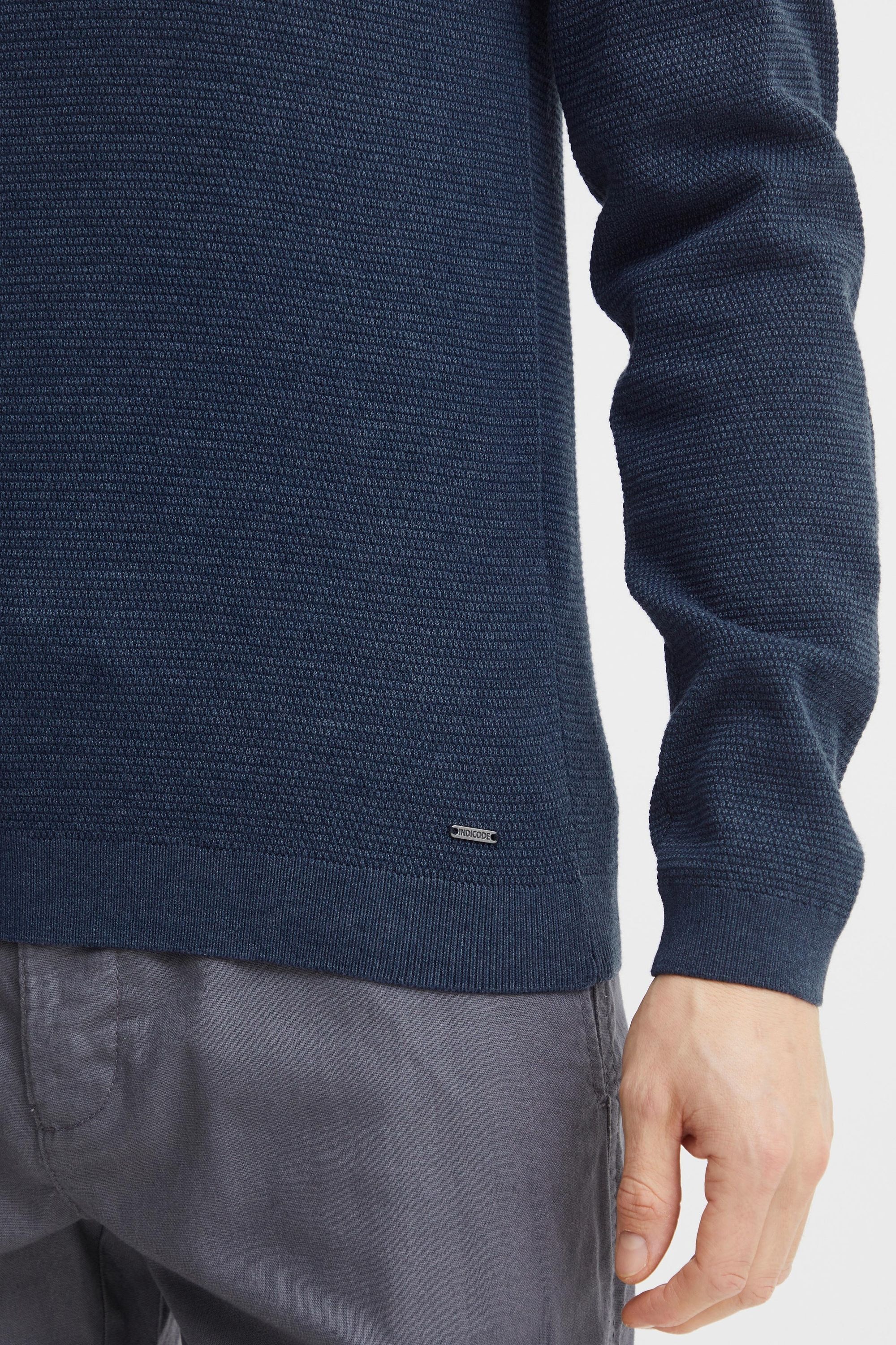 Indicode Strickfleece-Pullover »Strickpullover IDLabel«