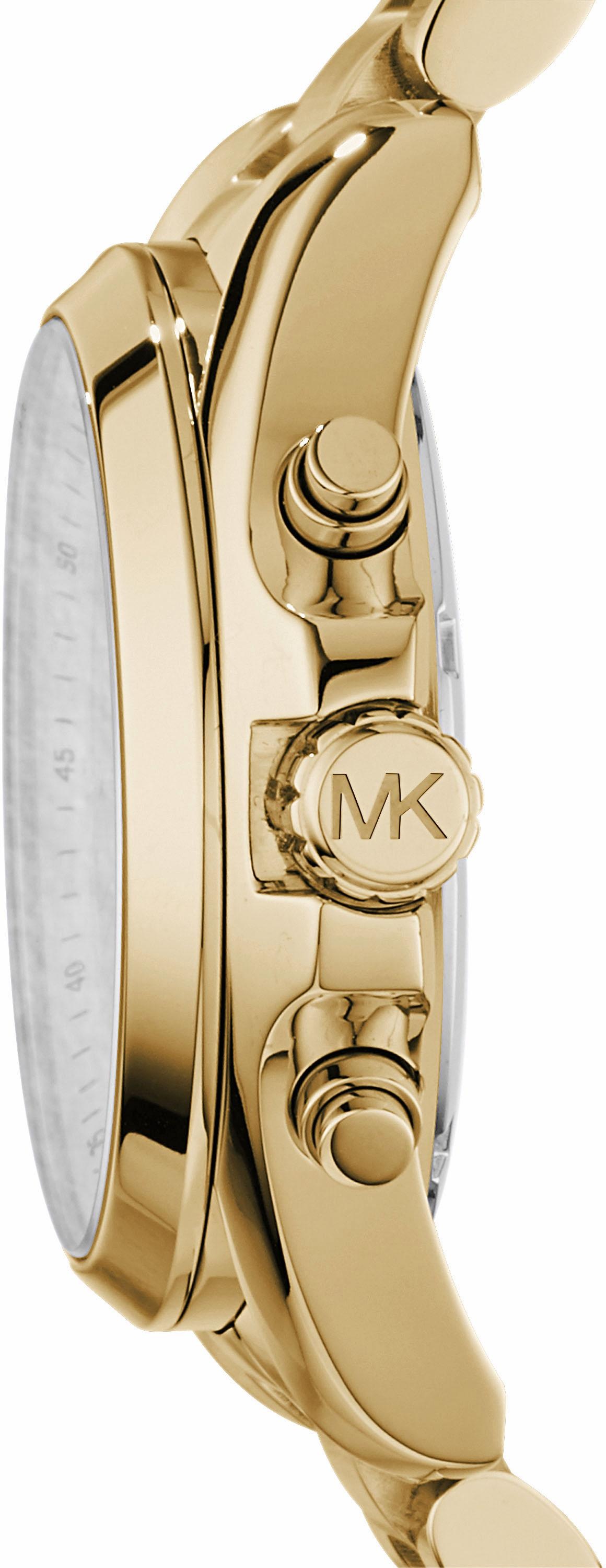 MICHAEL KORS Chronograph »BRADSHAW, MK5605«, Quarzuhr, Armbanduhr, Damenuhr, Herrenuhr, Edelstahlarmband