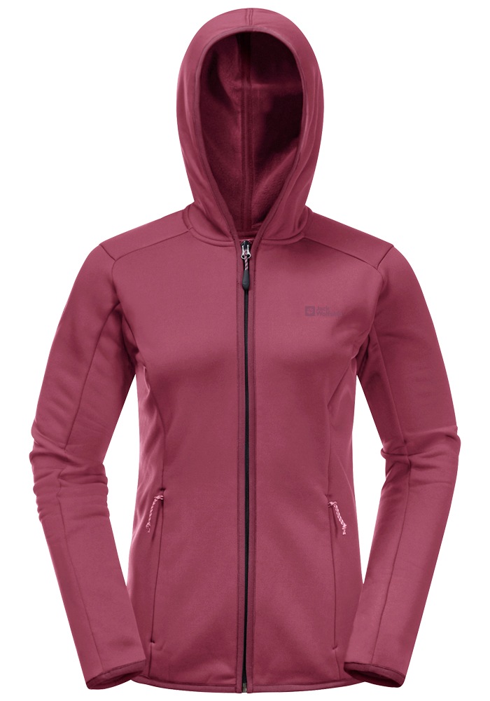 Jack Wolfskin Fleecejacke »BAISELBERG HOODED FZ W«, mit Kapuze