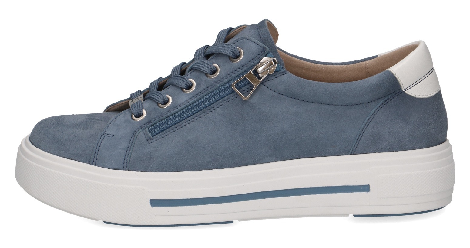 Thumbnail - Caprice Plateausneaker, Freitzeitschuh, Halbschuh, Schnürschuh mit gepolstertem Schaftrand