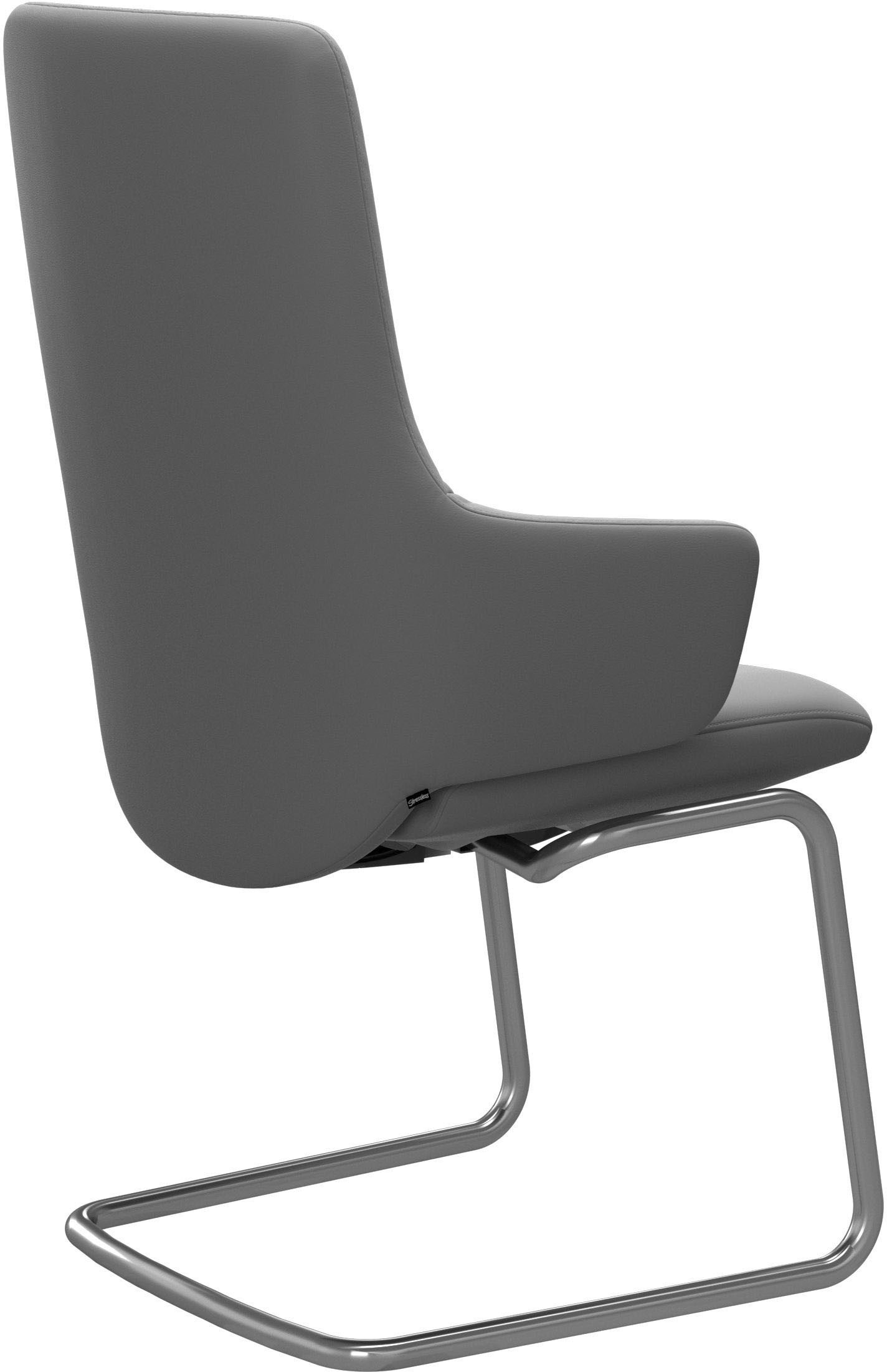 Stressless® Polsterstuhl »Laurel«, Leder BATICK, High Back mit Armlehne, Größe L, mit Beinen aus Stahl in Schwarz matt