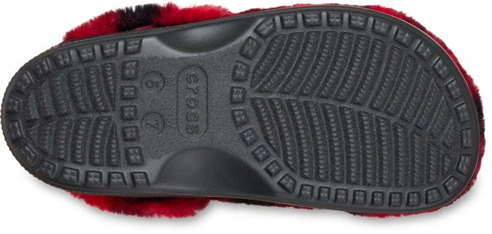 Crocs Hausschuh »Classic Buff Check Cozzy Slipper«  Pantoffel, Mule mit kariertem Muster