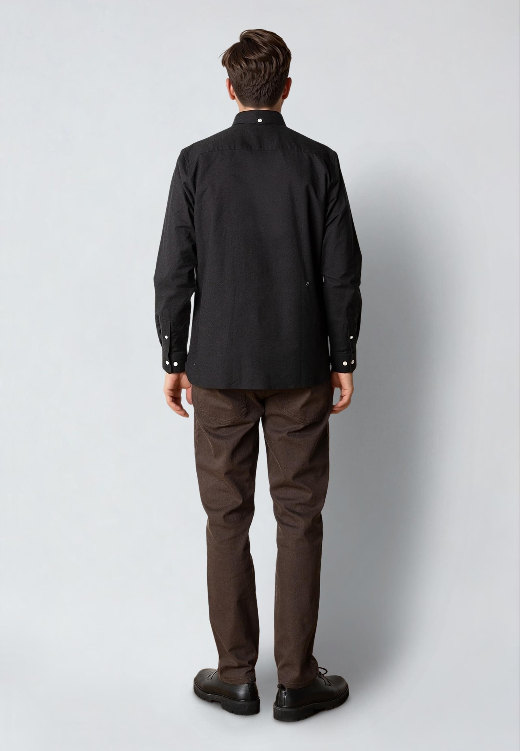Clean Cut Copenhagen Langarmhemd »Clean Cut Copenhagen Oxford Stretch Plain L/S« 1 Stk. tlg.