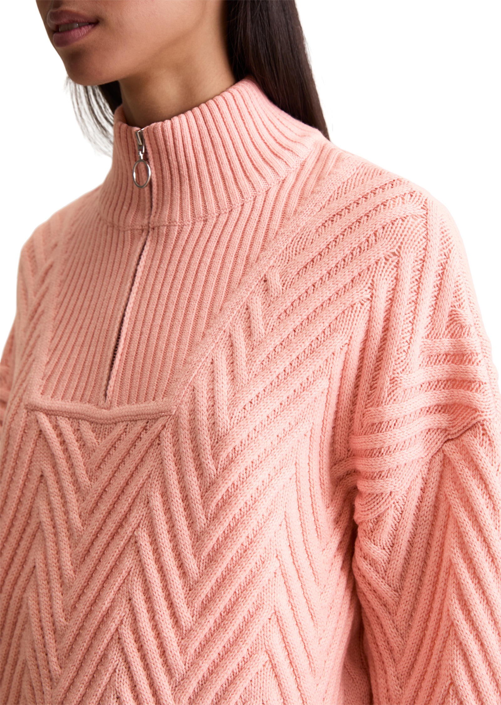 Marc O'Polo DENIM Strickpullover »aus weichem Schurwolle-Mix«