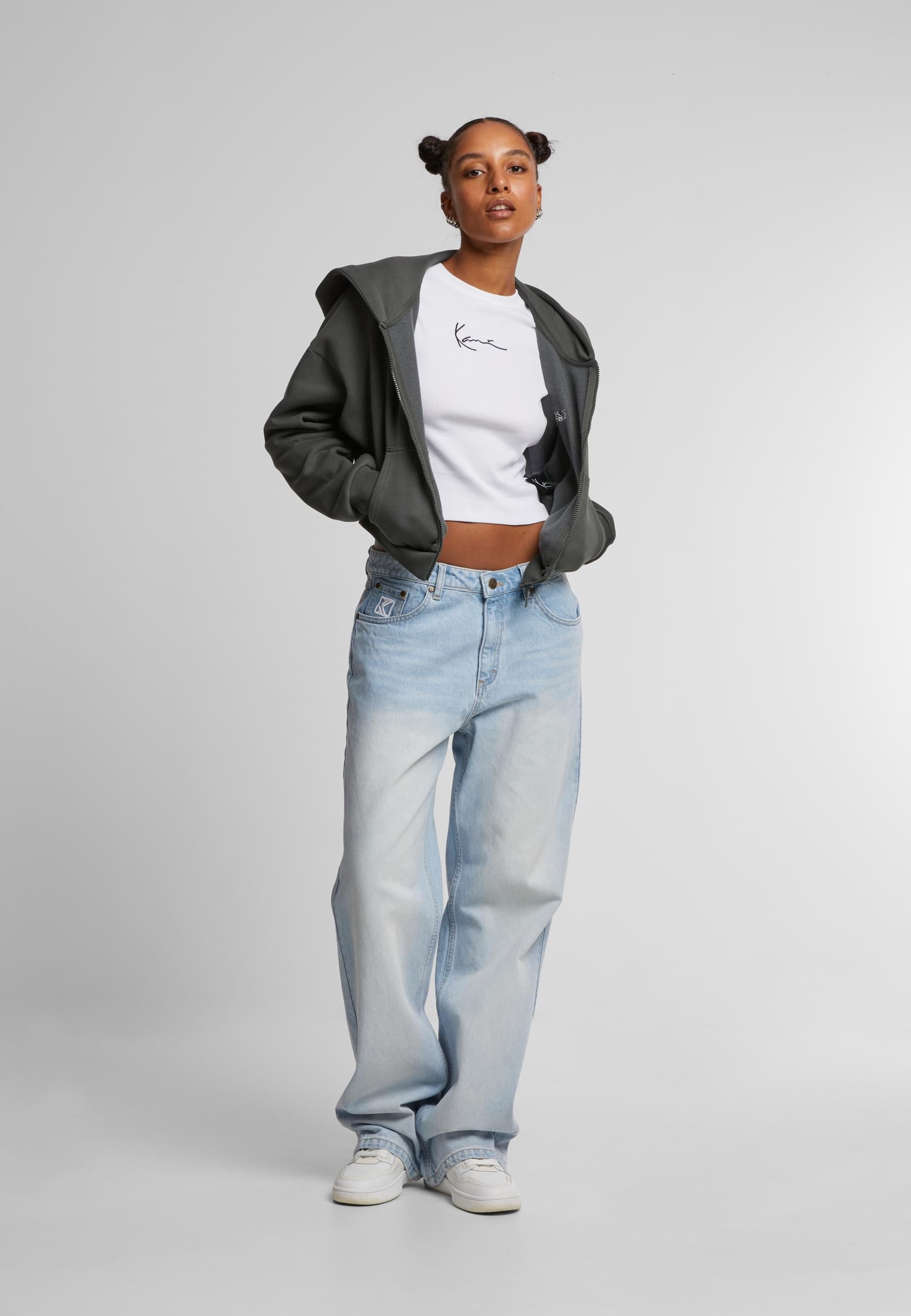 Karl Kani Longsleeve »Karl Kani Karl Kani Small Signature Short Rib LS«, (1 tlg.)