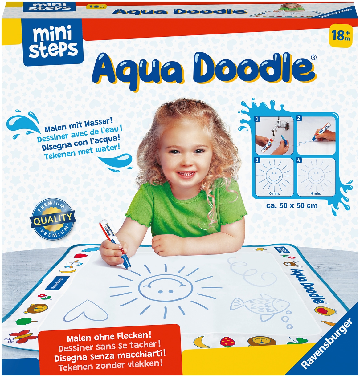 Ravensburger Kreativset »ministeps® Aqua Doodle®«, Made in Europe