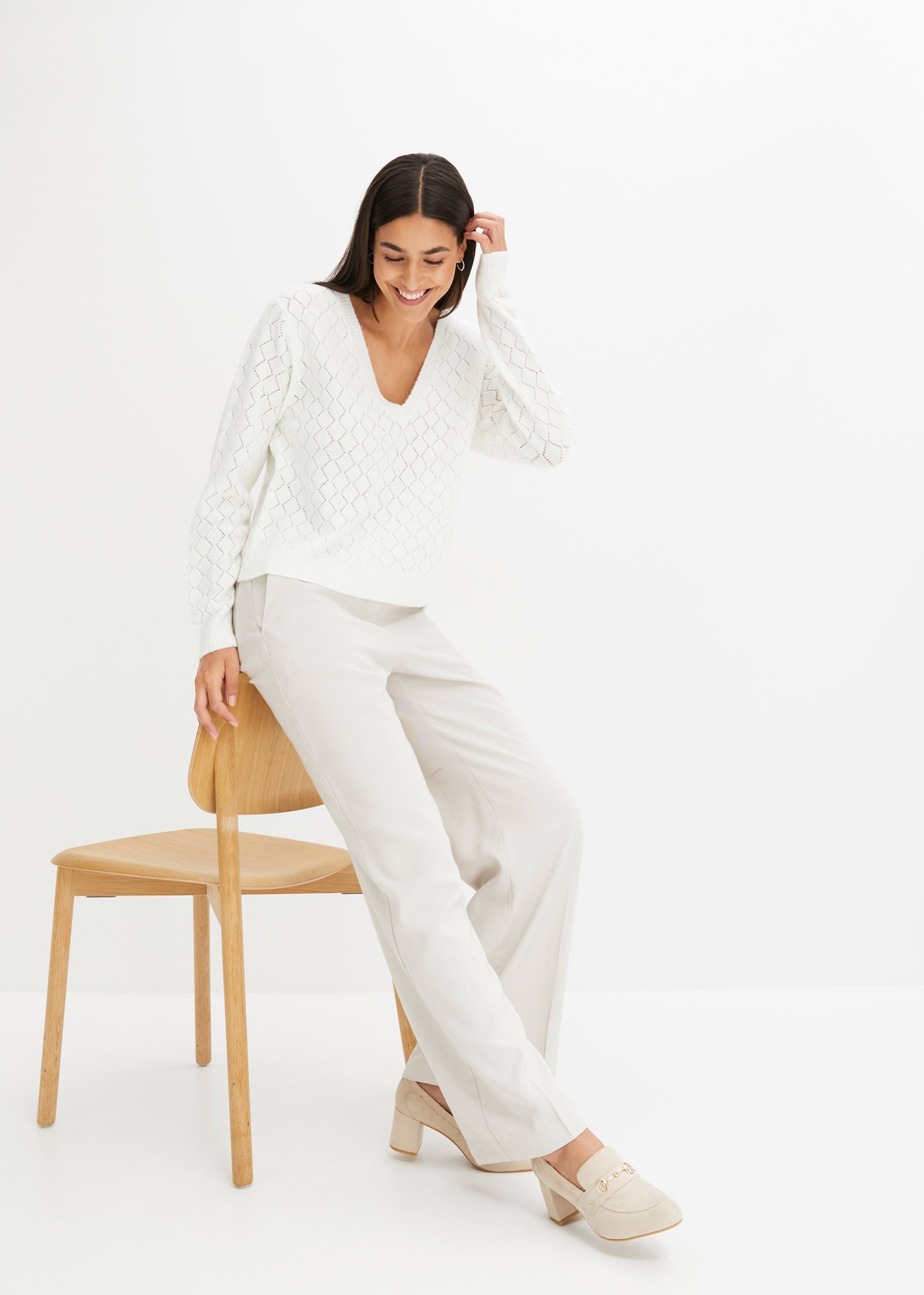 bonprix Ajourpullover »Ajour-Pullover«, Ajour-Pullover
