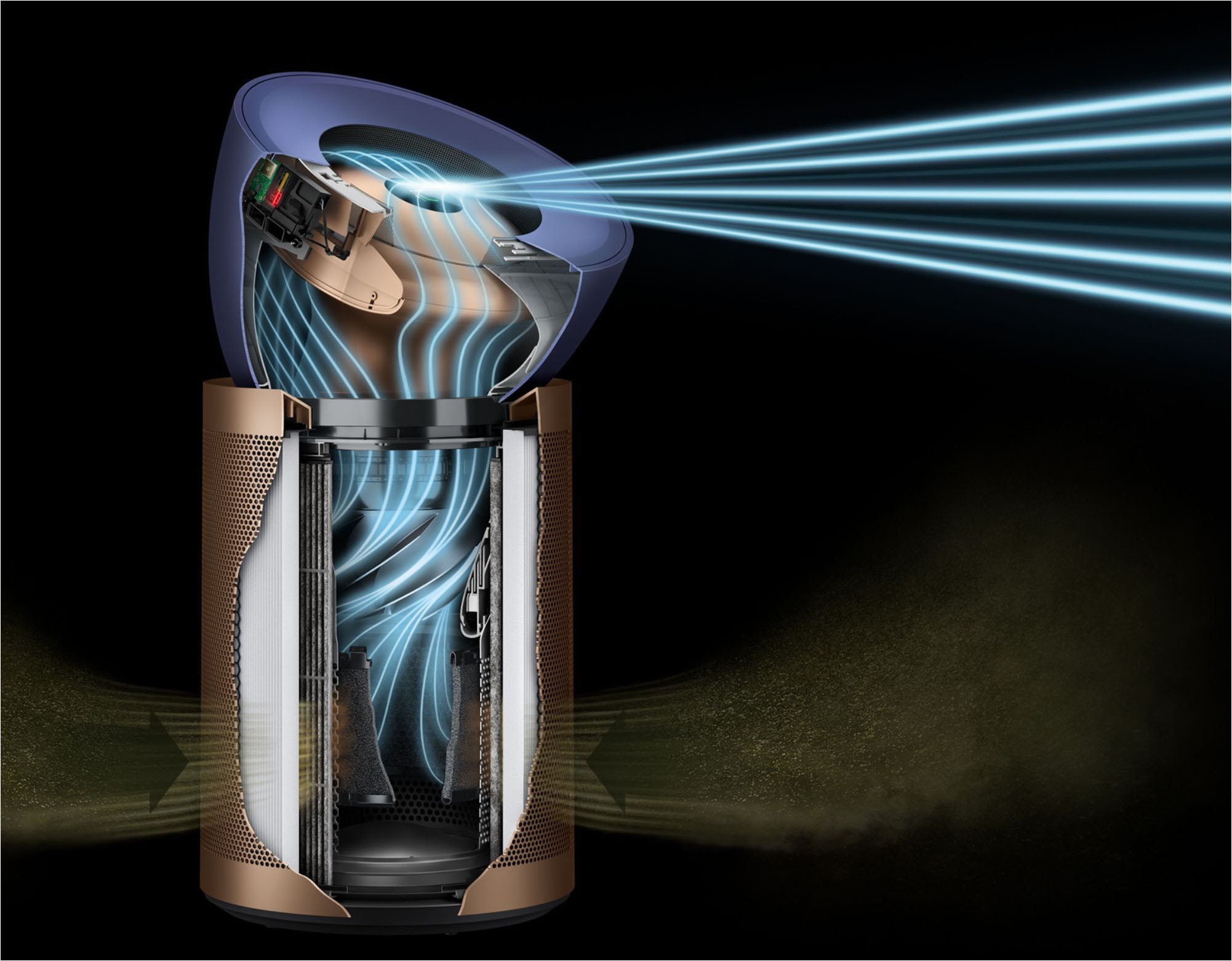 DYSON Luftreiniger »Purifier Big+Quiet Formaldehyde, Entfernt Gase, Gerüche, NO₂ und mehr«