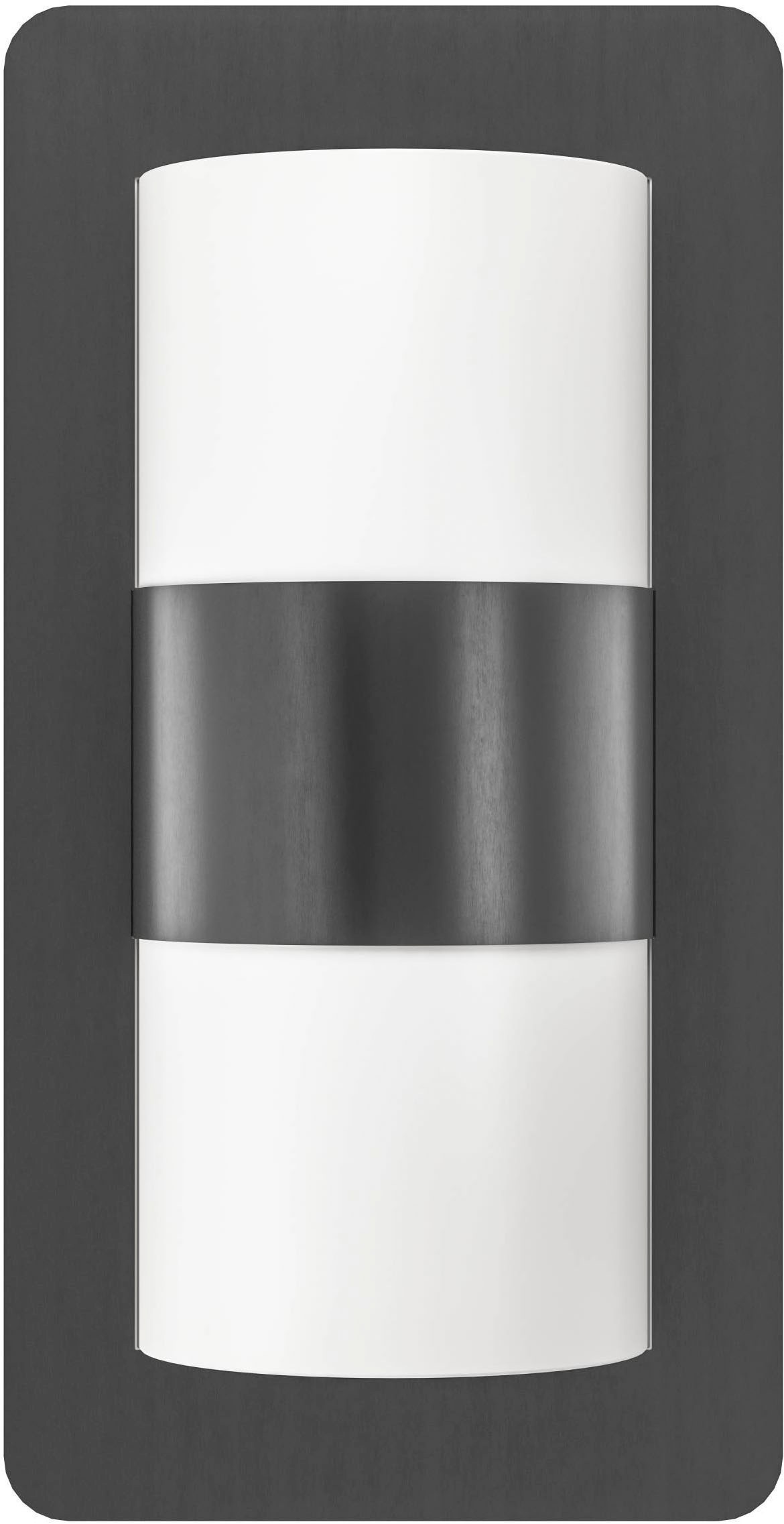 EGLO Wandleuchte »Cistierna Wandlampe, Außenlampe aus Stahl und Kunststoff, IP44, E27« E27 1 Stk. Wand-/Deckenleuchte - L18 x H35 x AL9 cm - anthrazit - 2X10W exkl.