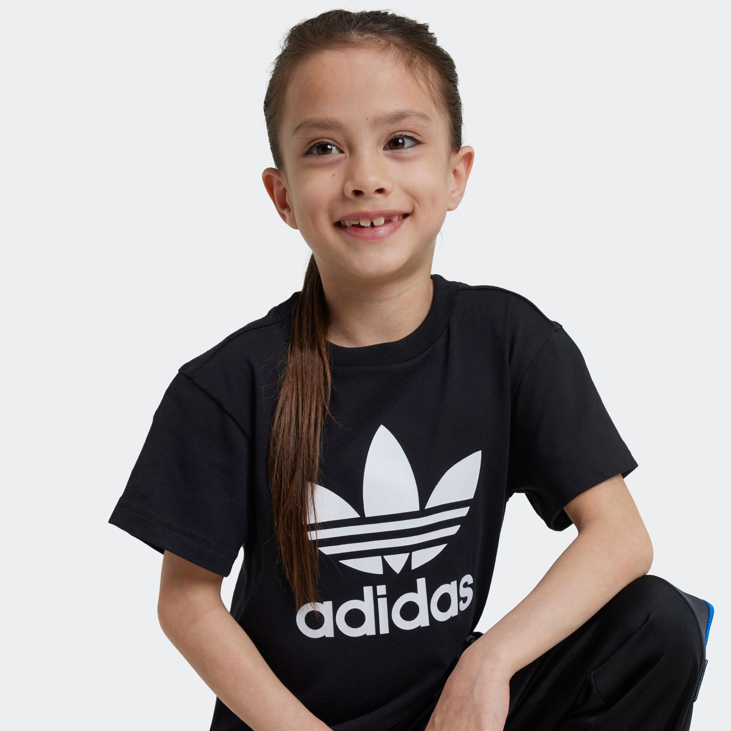 adidas Originals T-Shirt "ADICOLOR TREFOIL KIDS" für Kinder, mit Rundhalsausschnitt, ohne Verschluss