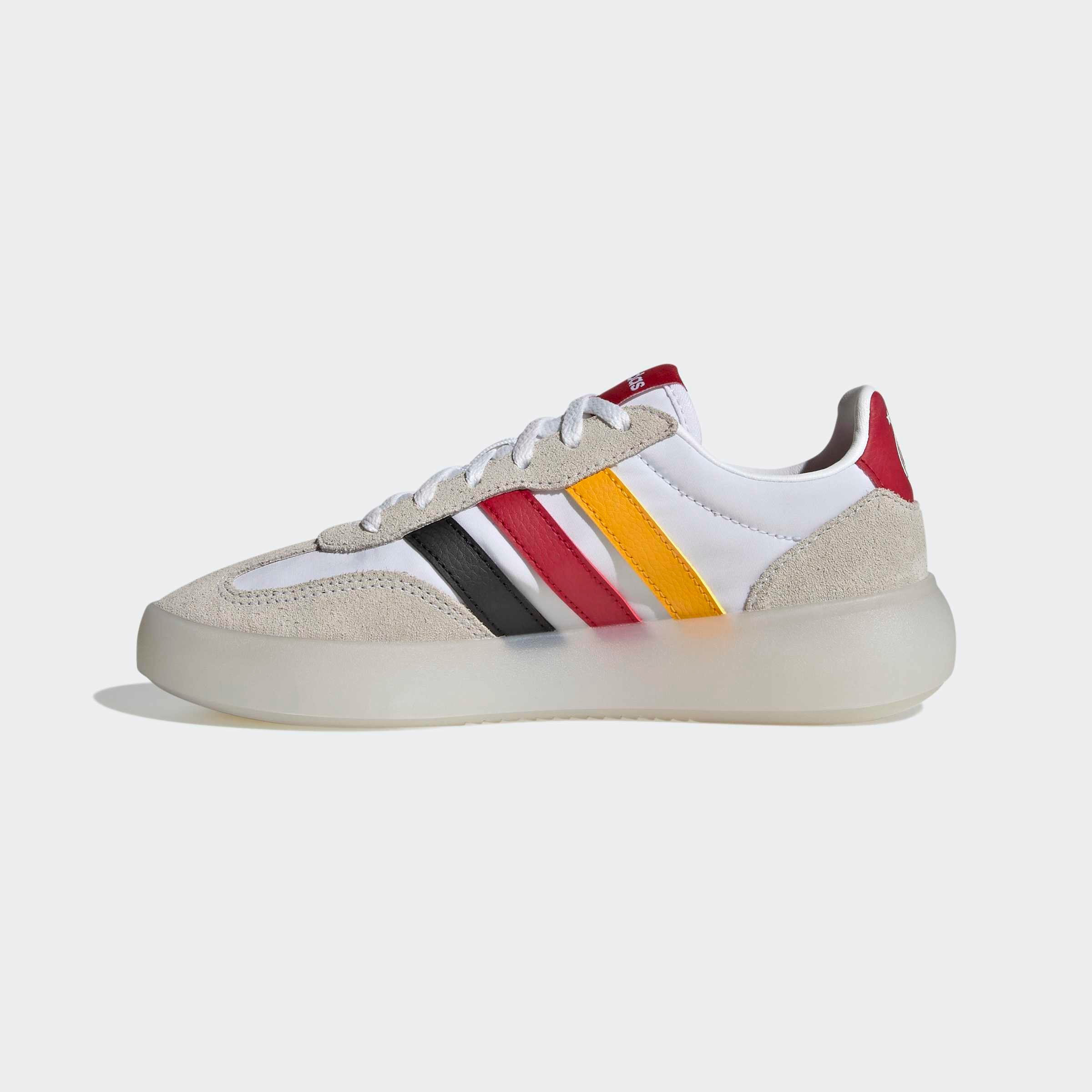 Sneaker ADIDAS PERFORMANCE "BREAKNET 3.0 KIDS FUSSBALL", Damen, Gr. 38,5, ftwwht, cogold, none, Textil, Schuhe Sneaker, World Cup Nations Pack, für Kinder & Jugendliche 2