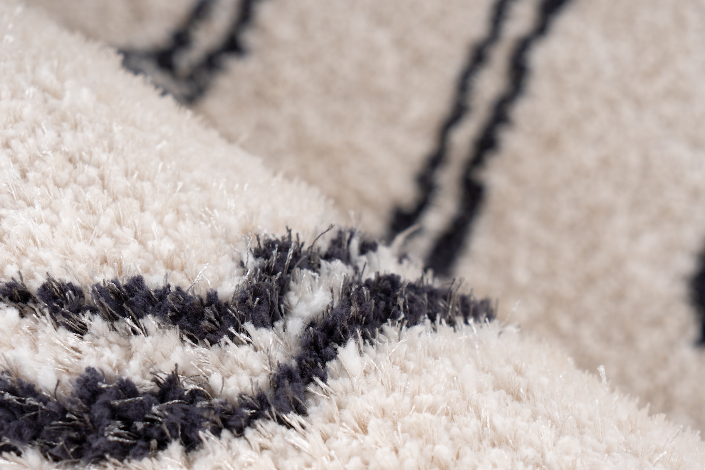 me gusta Teppich »Orlando 225«, rechteckig, 27 mm Höhe, Weicher Hochflorteppich, dezent gestaltet,Fußbodenheizung geeignet