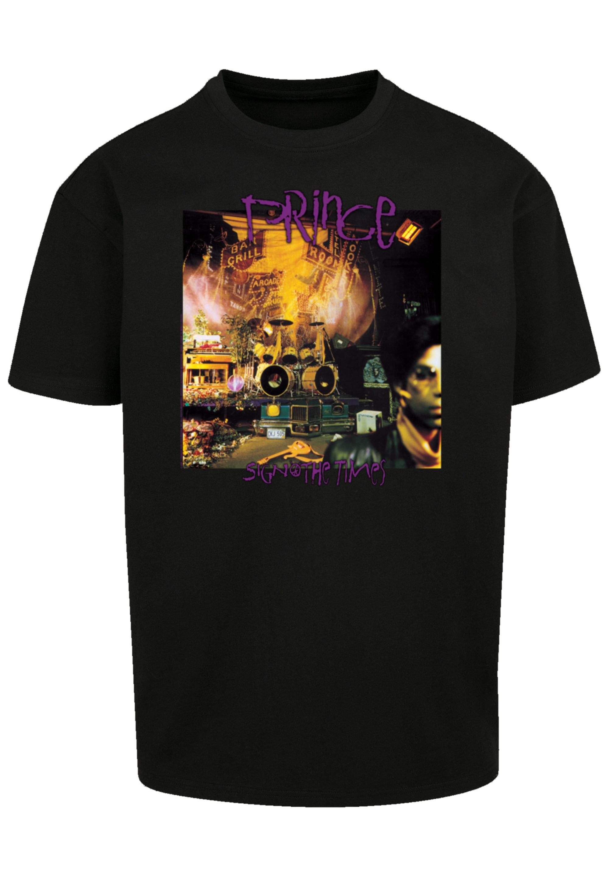 bestellen Qualität, O\' T-Shirt Premium Musik Times«, ▷ BAUR The »Prince Band Sign F4NT4STIC Rock-Musik, |