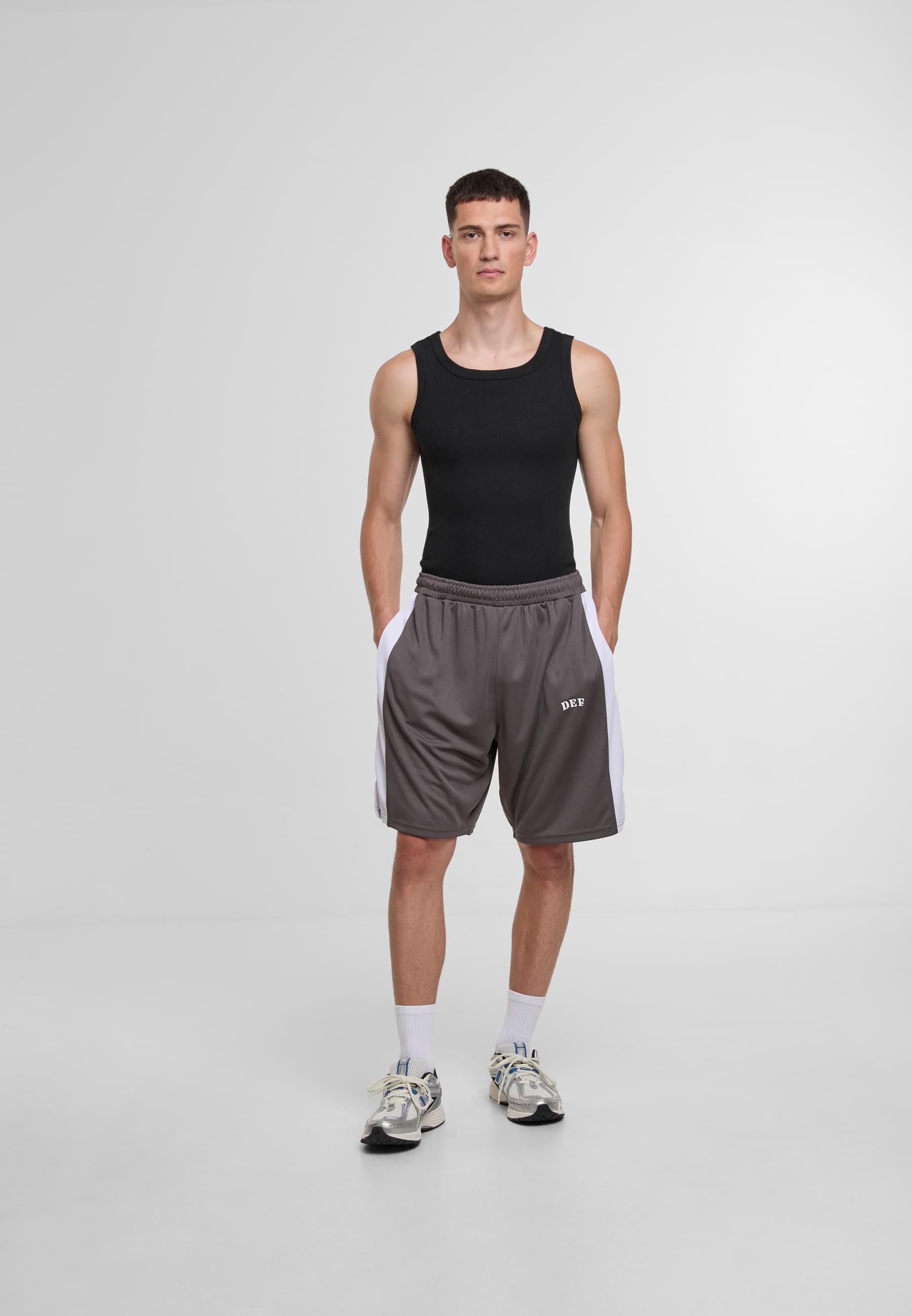 DEF Stoffhose »DEF Herren DEF STRIPES Short«, (1 tlg.)