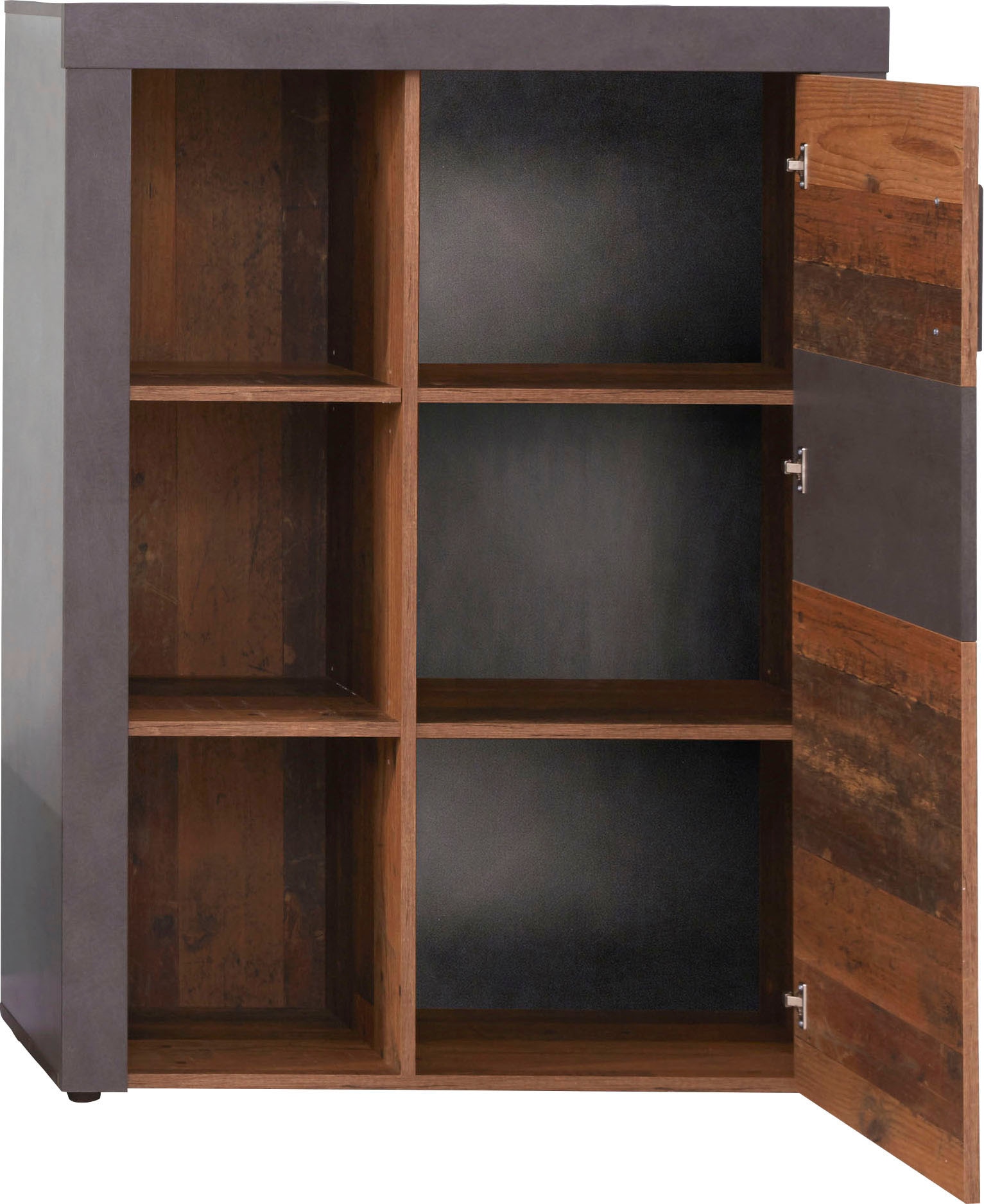 Home affaire Highboard »Ilana« Stauraumschrank mit 1 Tür & 3 Fächern - (B/T/H) 87/34/118 cm