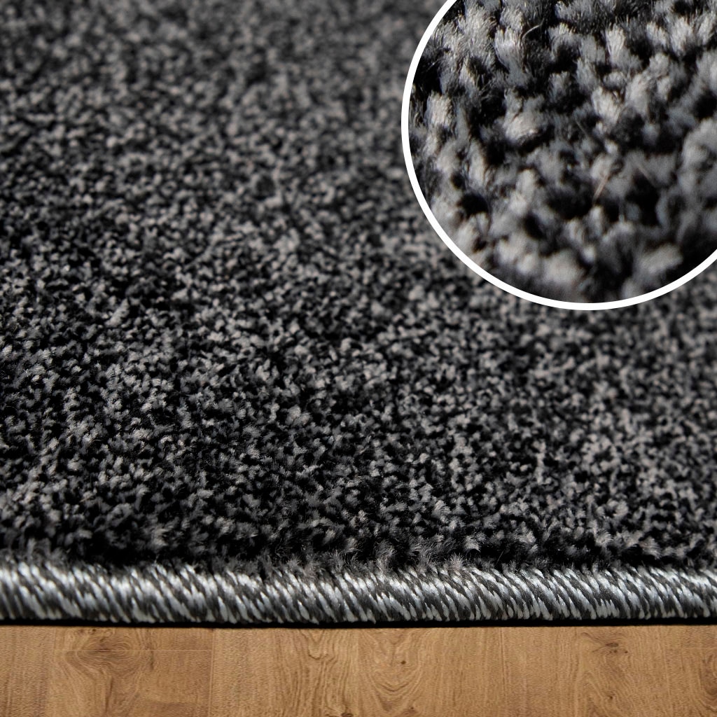 my home Teppich »»Pieter««, mit Flor, ,Design-Teppich Melange-Effekt rechteckig, | Kurzflor besonders mit weichem BAUR