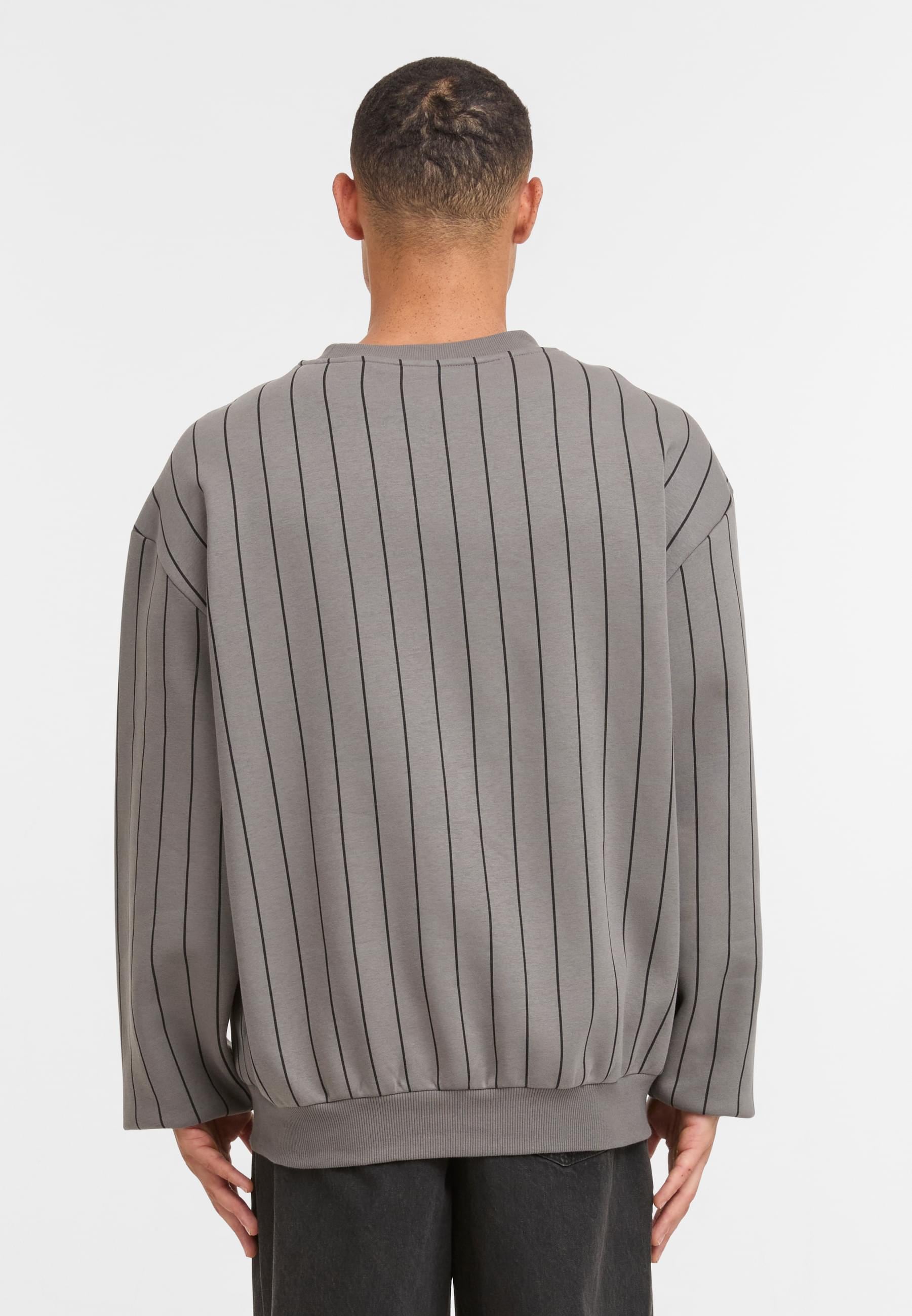 Karl Kani Rundhalspullover »Karl Kani Autograph Pinstripe Sweat Os Crewneck«, (1 tlg.)
