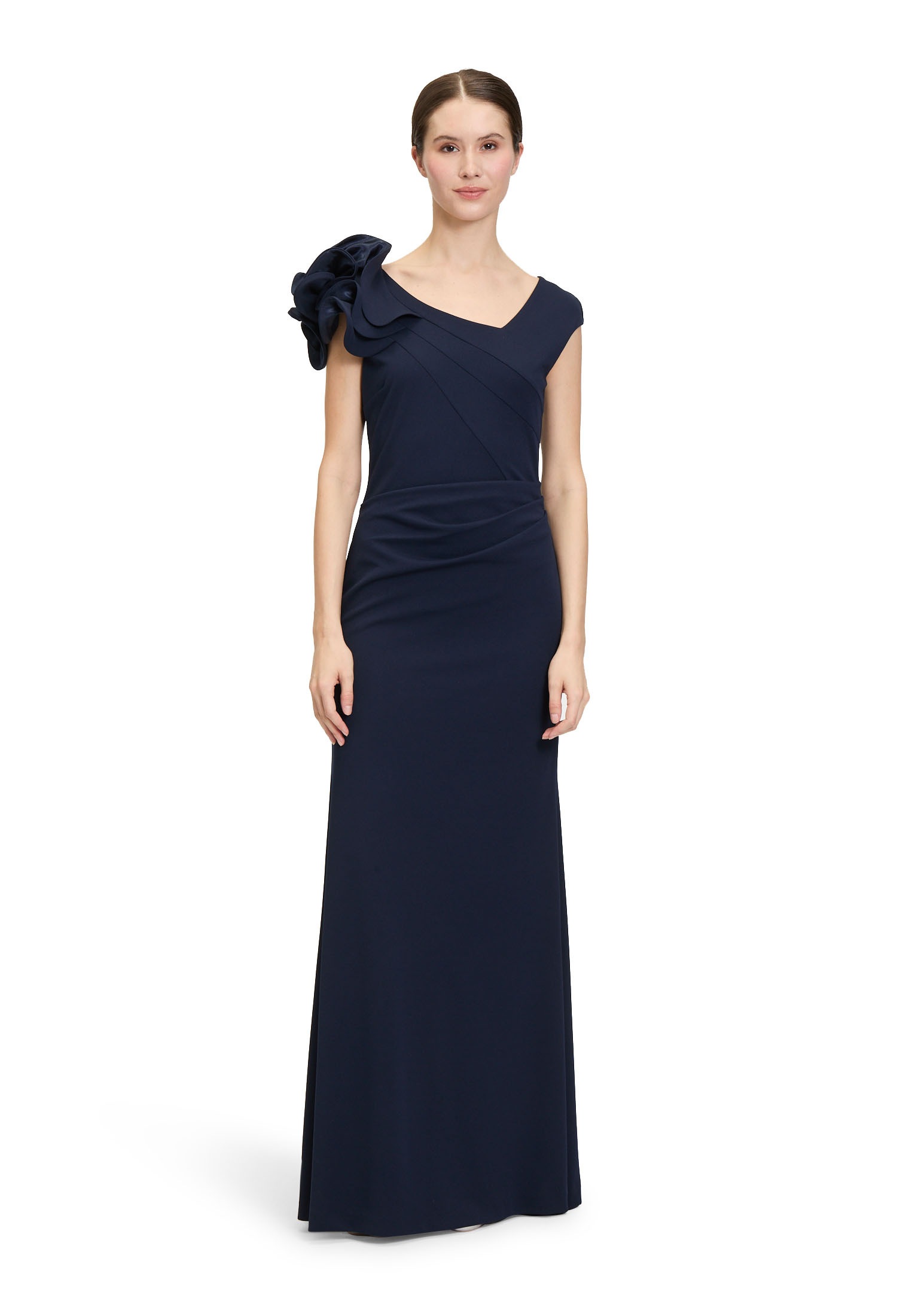 Vera Mont Abendkleid "Damen Abendkleid figurbetont" Ohne Tasche Volant günstig online kaufen