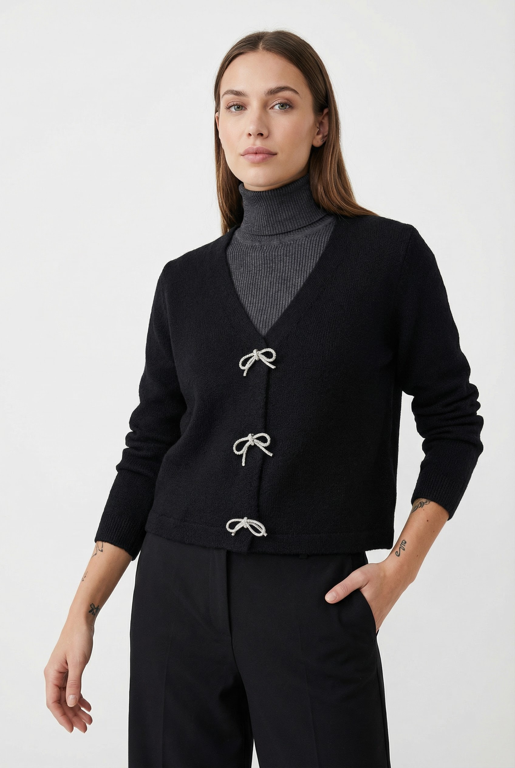 ONLY V-Ausschnitt-Pullover "ONLDONNA LS V-NECK PULLOVER KNT" günstig online kaufen