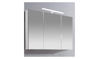 Schildmeyer Spiegelschrank »Irene«, Breite 100 cm, 3-türig, LED-Beleuchtung,... kaufen