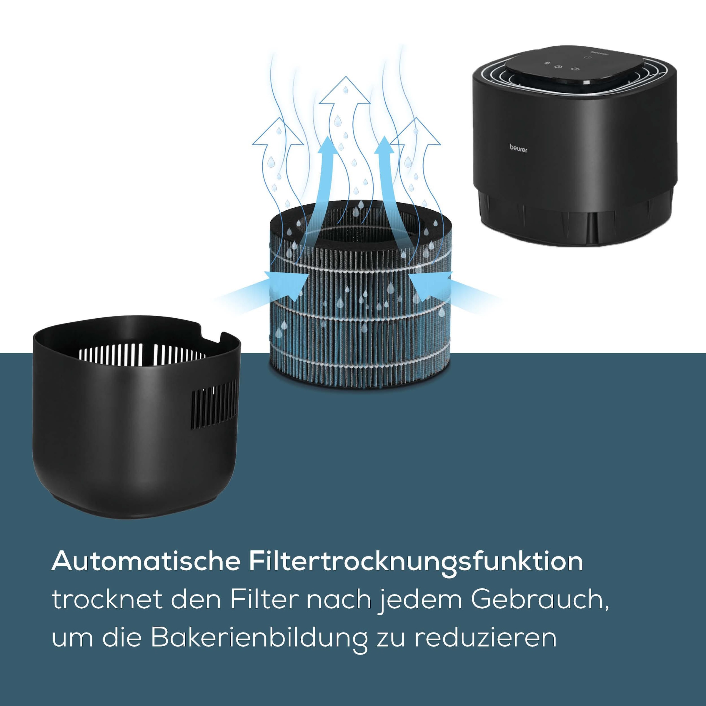 BEURER Luftbefeuchter »LB 200« 3 l Wassertank Für Räume bis 30m²