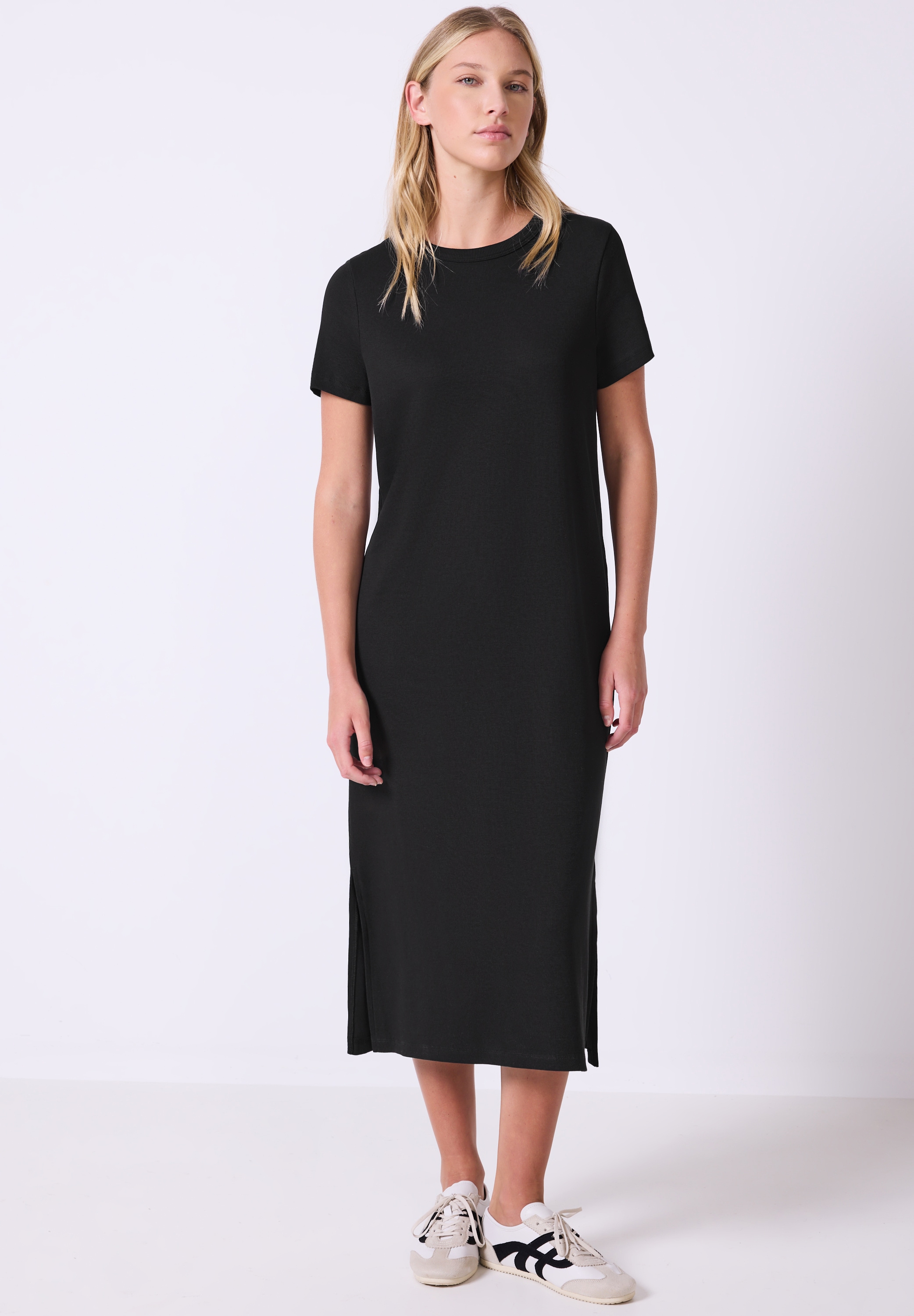STREET ONE STUDIO Midikleid, mit Rundhalsausschnitt günstig online kaufen