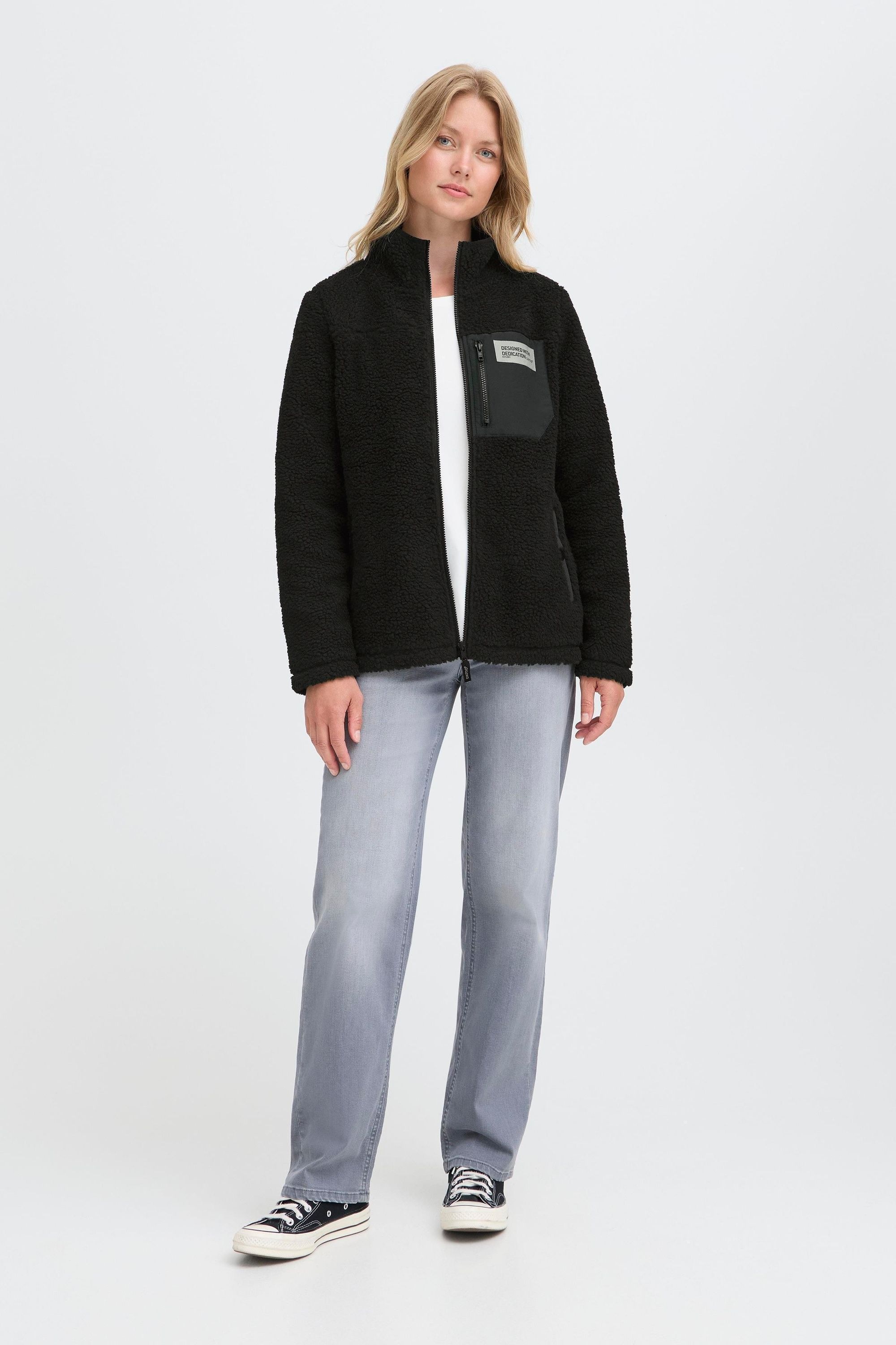 OXMO Plüschjacke »Plüschjacke OXABBY«