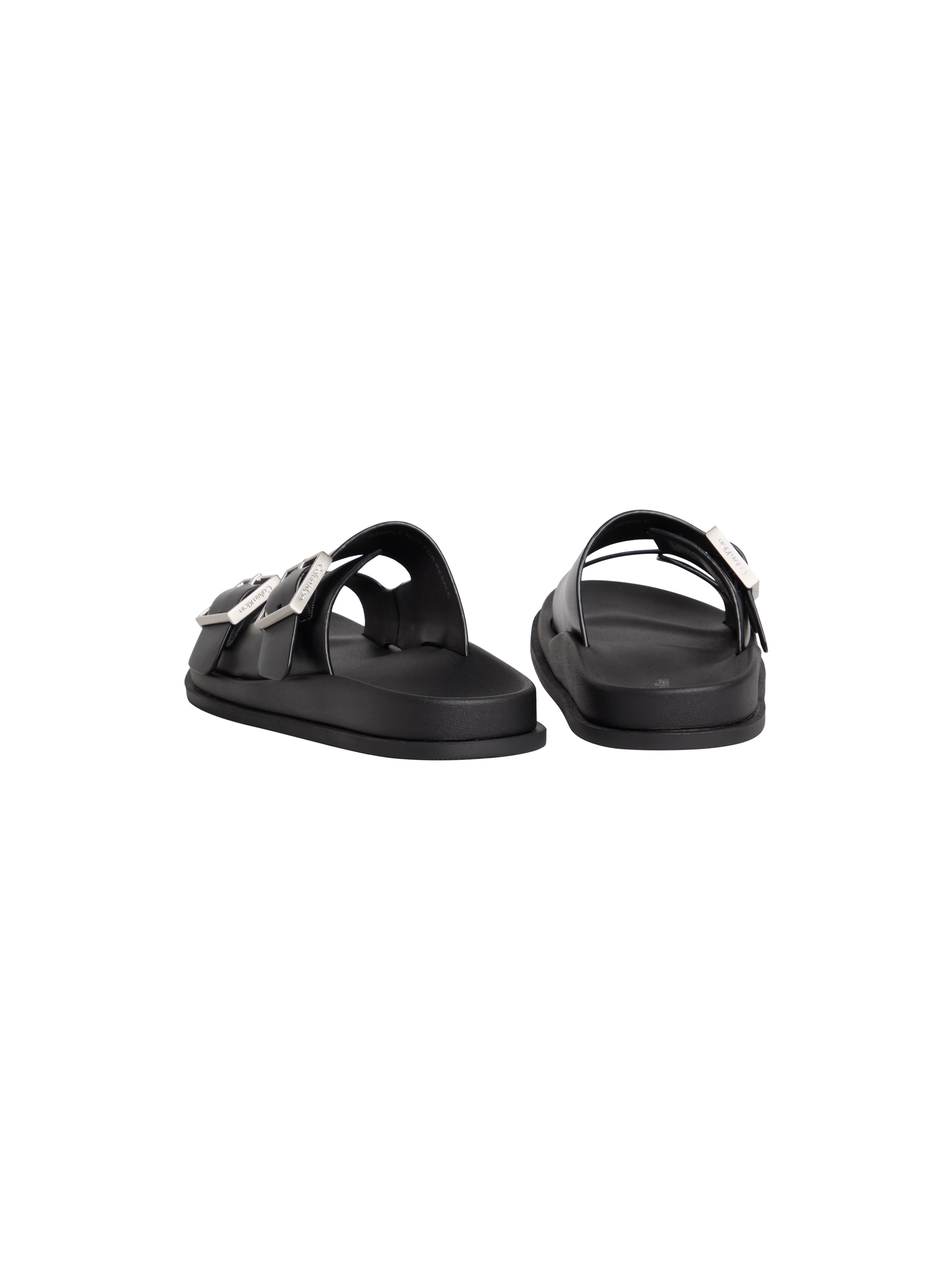 Calvin Klein Pantolette "CITY SANDAL BUCKLE LTH" Sommerschuh, Hausschuh, St günstig online kaufen