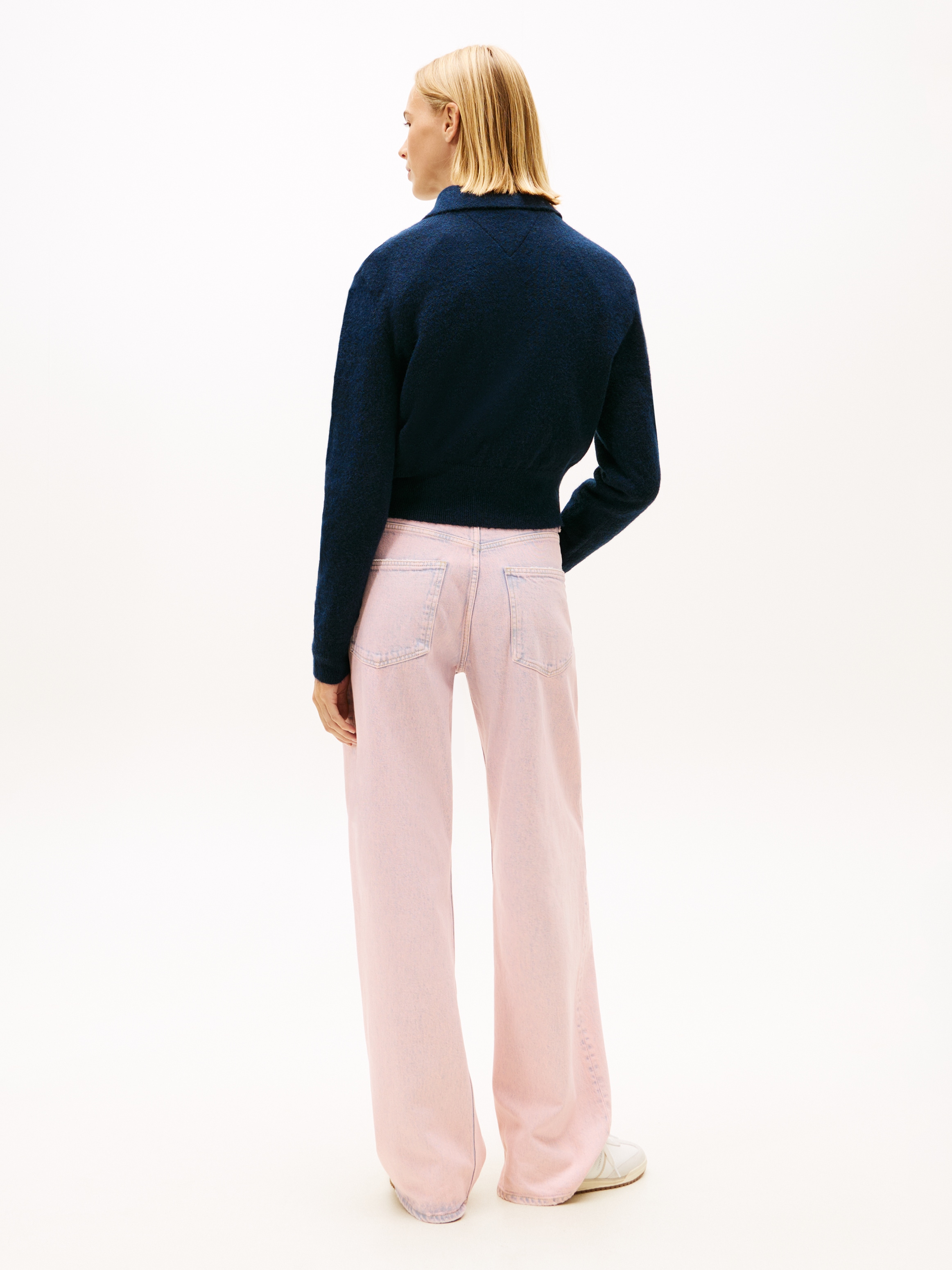 Tommy Jeans Strickpullover »TJW FLUFFY POLO SWEATER«