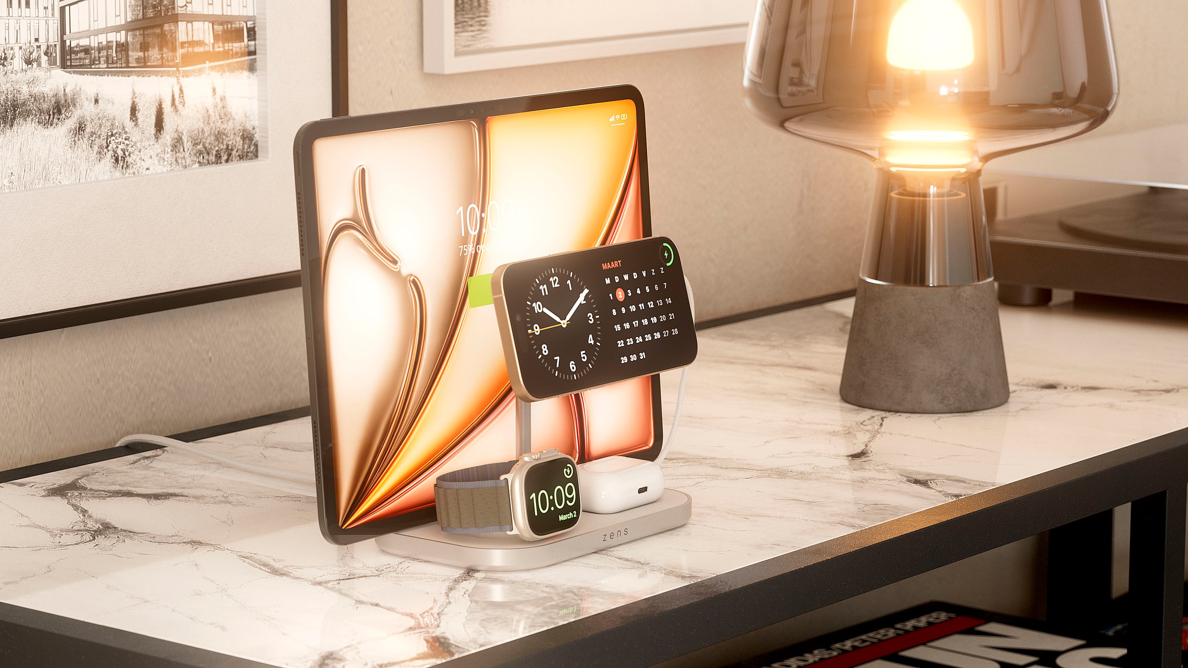 Zens Ladestation »4-1 Wireless Charger 60W USB-C«