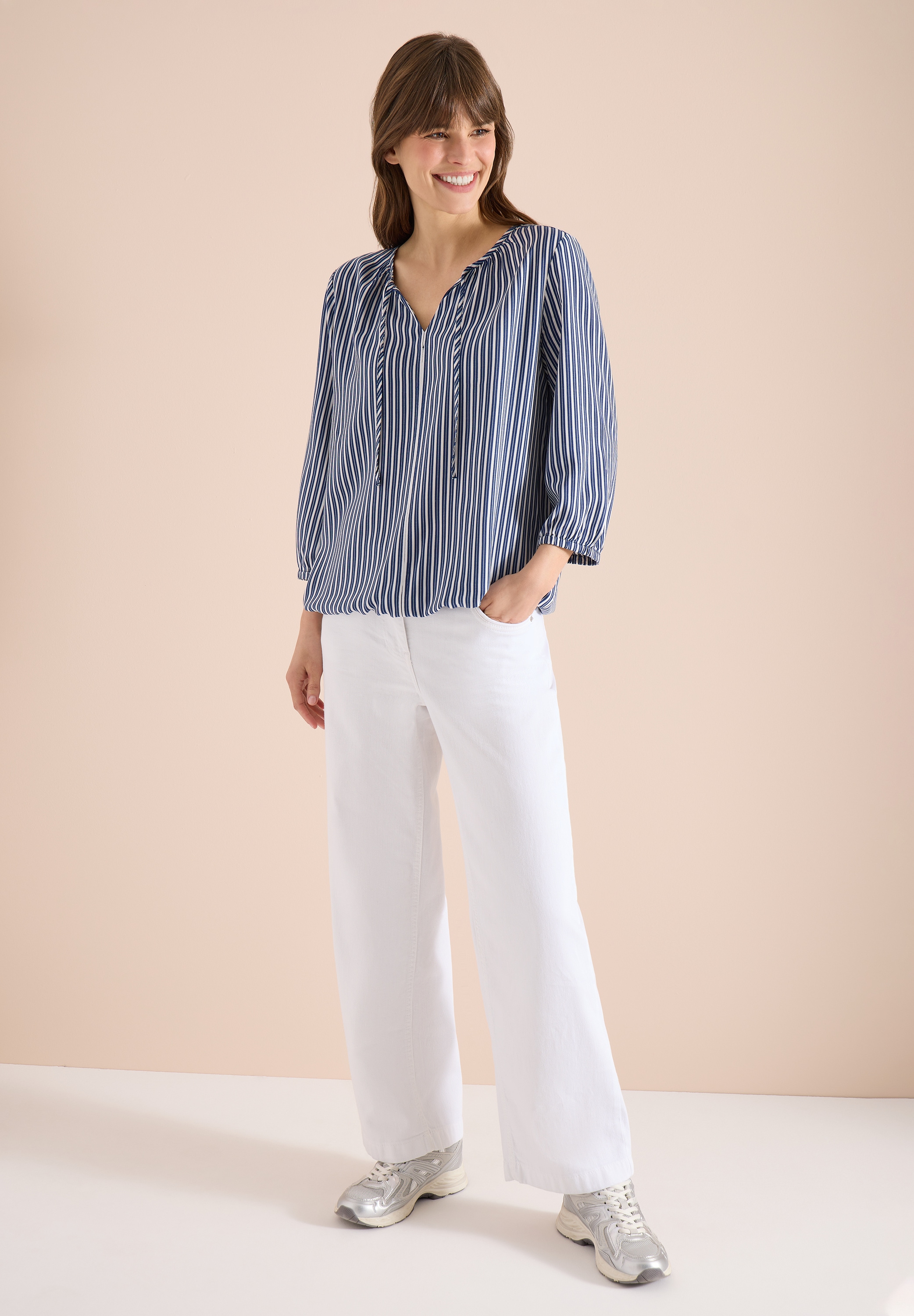 Cecil Langarmbluse mit 3/4 Ärmeln