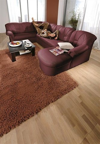 DOMO collection Wohnlandschaft »Papenburg, zeitlose Rückensteppung, elegante Formensprache, U-Form«, in großer Farbvielfalt, wahlweise mit Bettfunktion