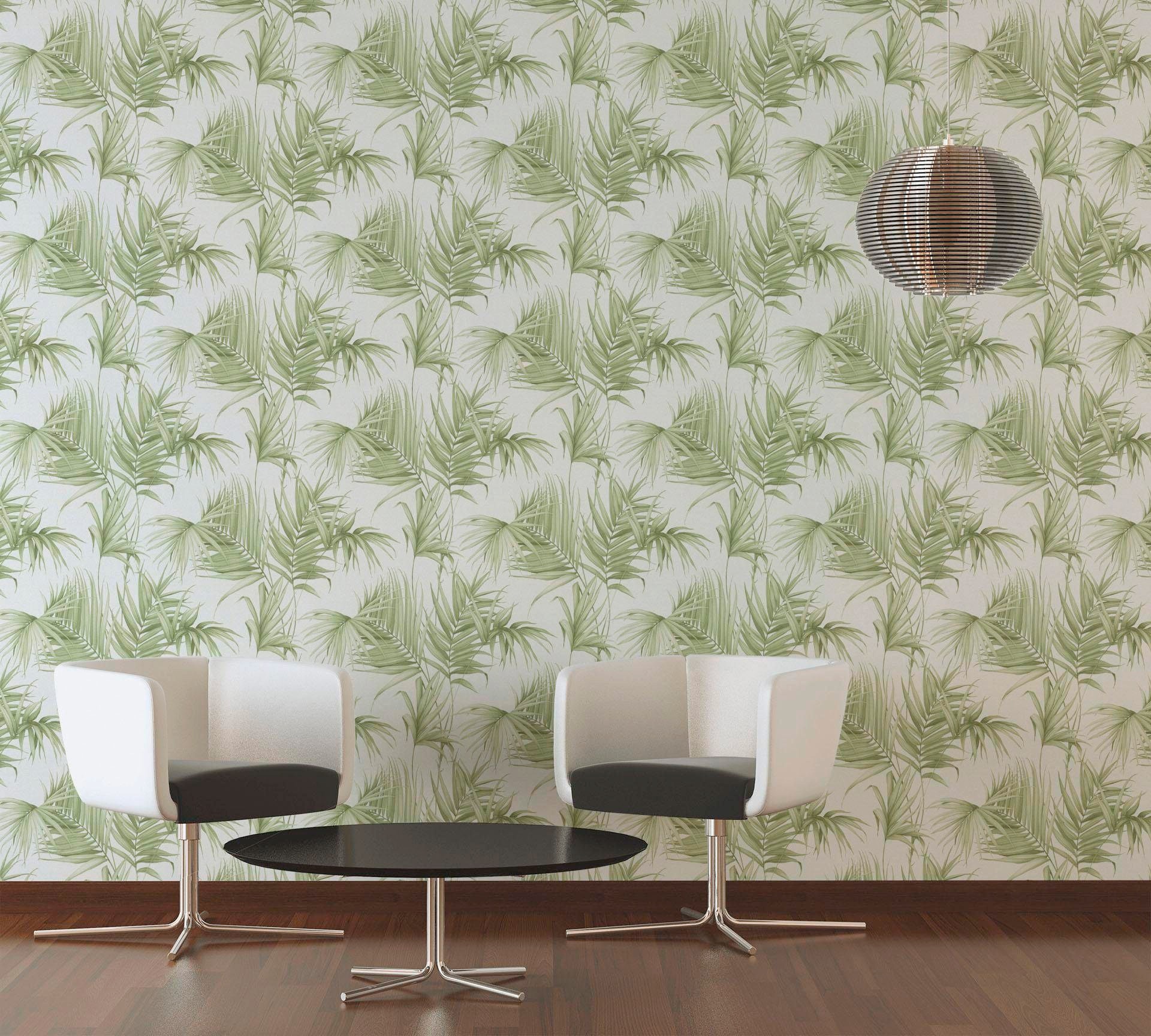 METROPOLIS BY MICHALSKY LIVING Vliestapete »Dream Again«, botanisch-tropisch-floral, Dschungeltapete Tapete Designer Tapeten Wohnzimmer Schlafzimmer Küche
