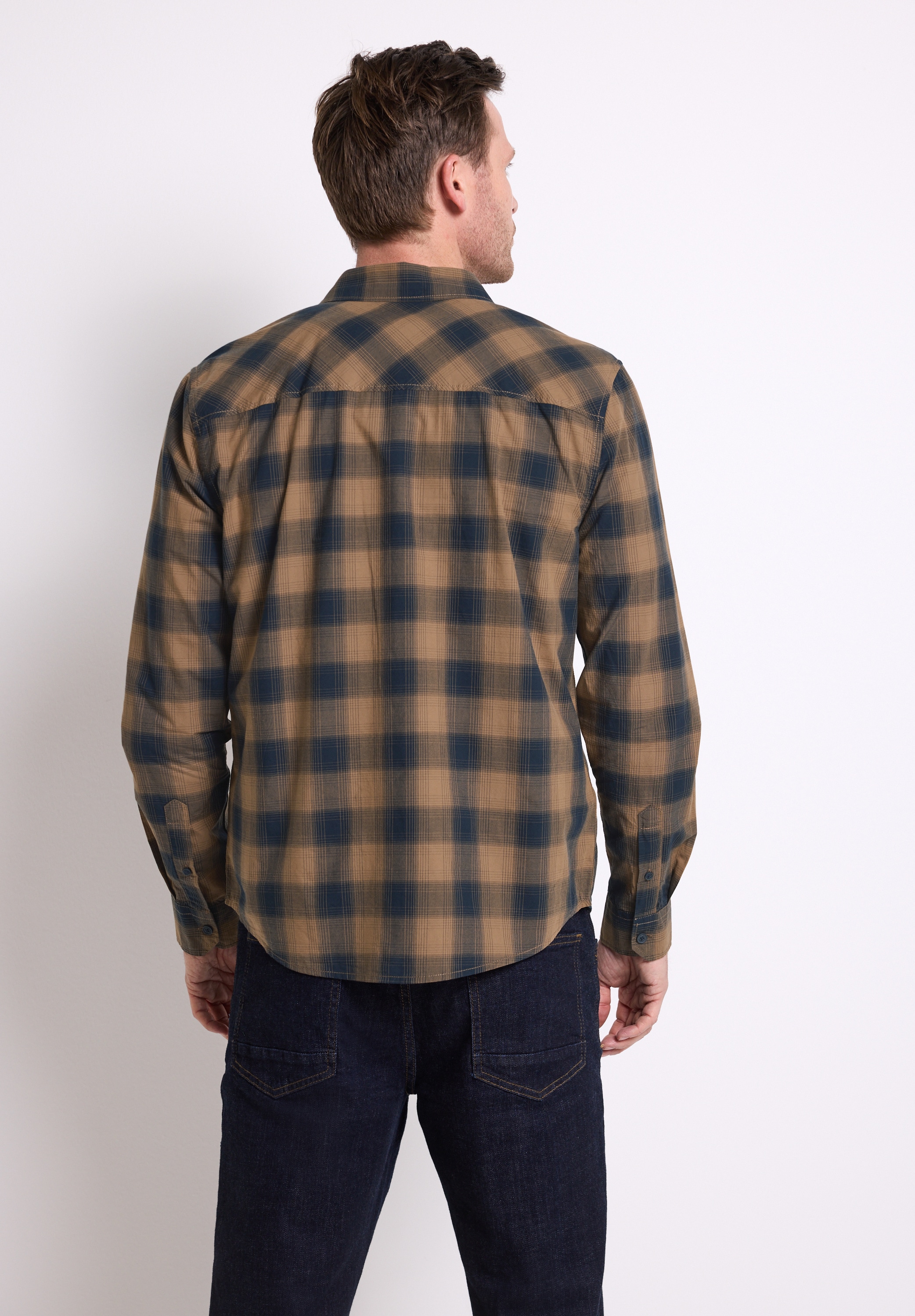 STREET ONE MEN Karohemd aus reiner Baumwolle