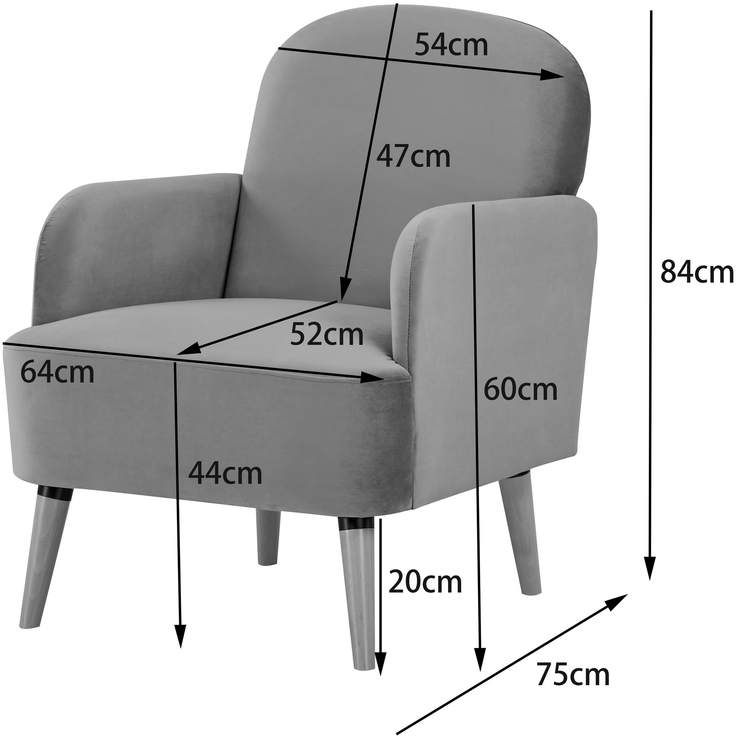 Thumbnail - Home affaire Sessel "NAFLA, TV-Sessel in Samtvelours und Webstoff", Relaxsessel individuell kombinierbar