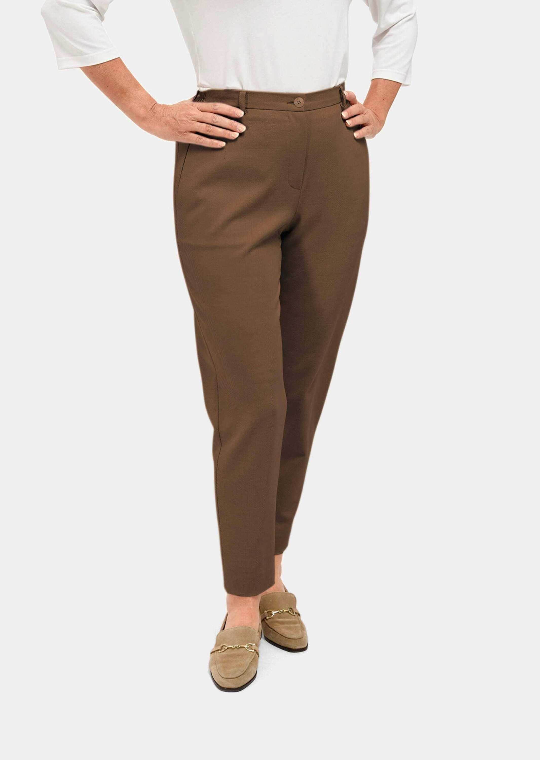 GOLDNER Stoffhose »Hose Anna mit Rippenstruktur Hose Anna mit Rippenstruktur«