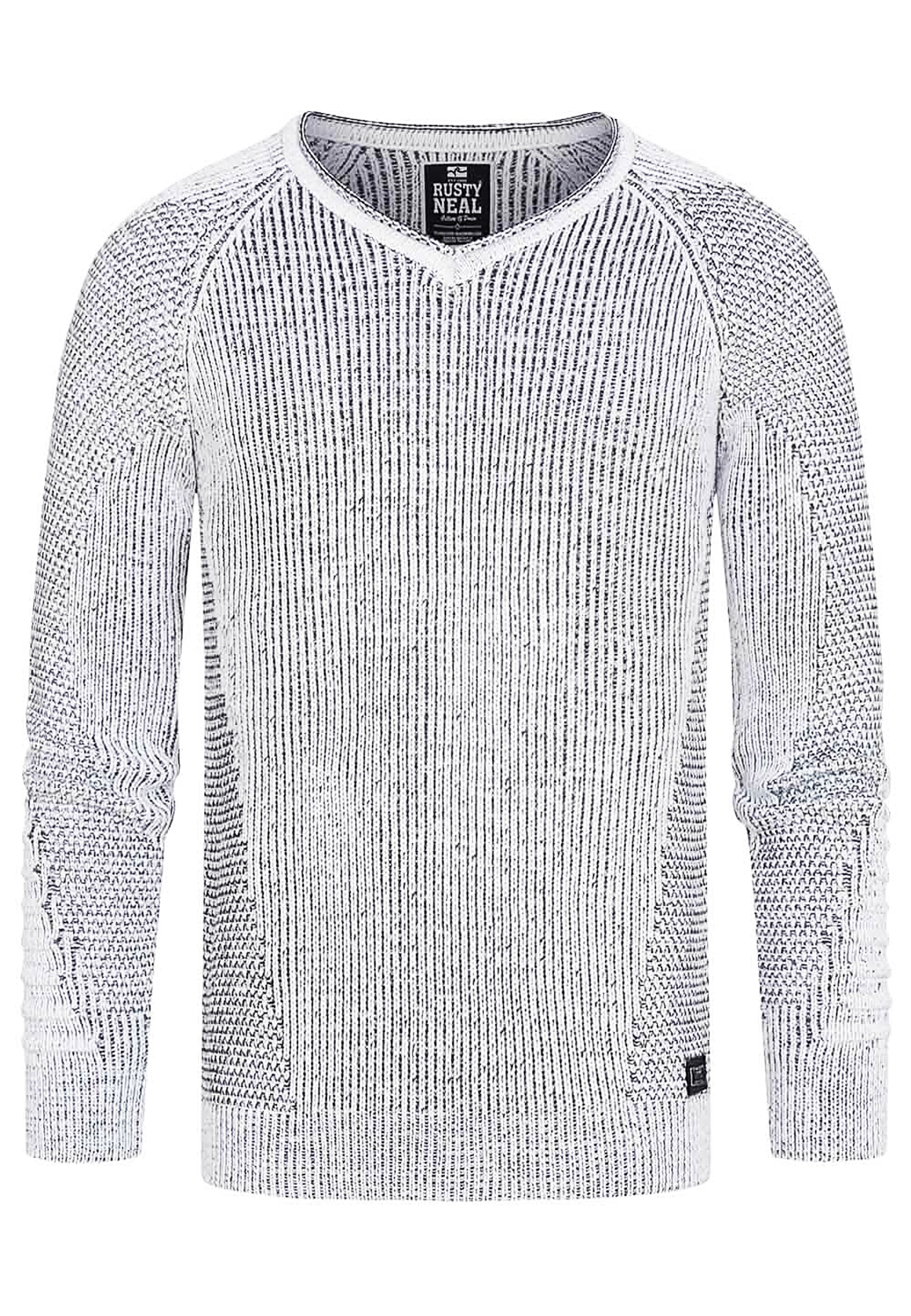 Rusty Neal Strickpullover mit ausgefallenem Strickmuster