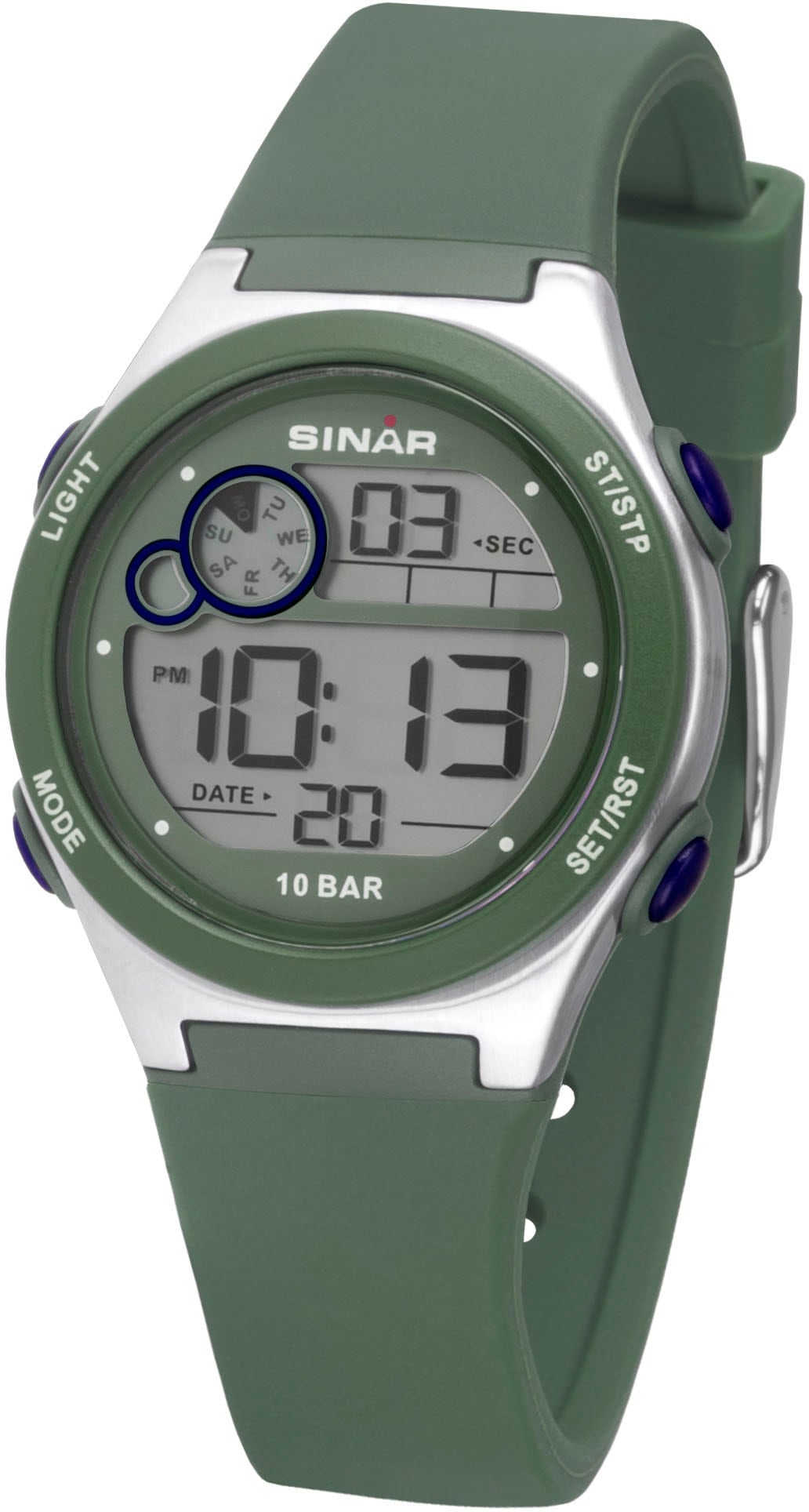 SINAR Quarzuhr »XF-68-3«, Armbanduhr, Kinderuhr, digital, Datum, ideal auch als Geschenk