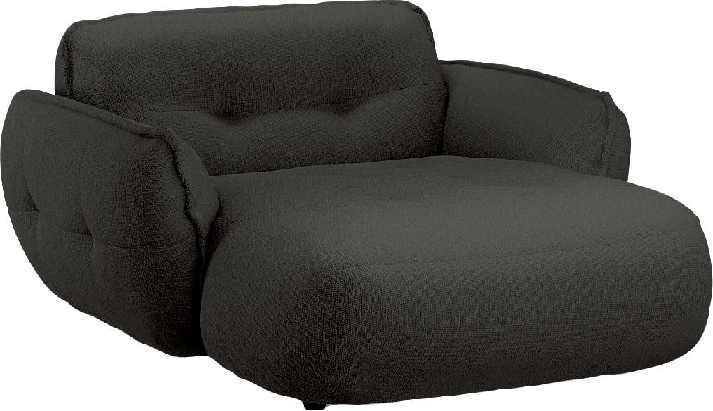 BETYPE Chaiselongue »Be Fluffy«, Softes Sitzgefühl, moderne Kedernaht, hochwertiger Bezug