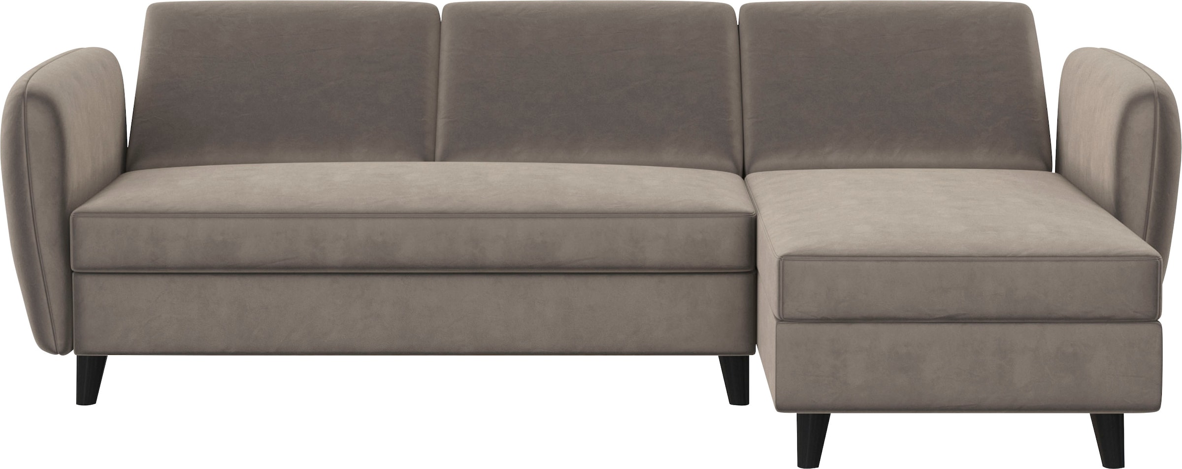 Dorel Home Ecksofa »Perry, L-Form,«, Rückenlehne, verschiedene Farbvarianten, Sitzhöhe 43 cm, Breite 219 cm